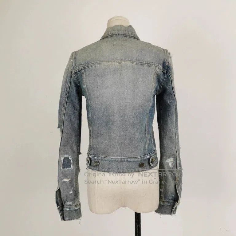 Saint Laurent Paris Saint Laurent Light Blue Denim Jacket. Size XS / US 0-2 / IT 36-38 - 3 Thumbnail