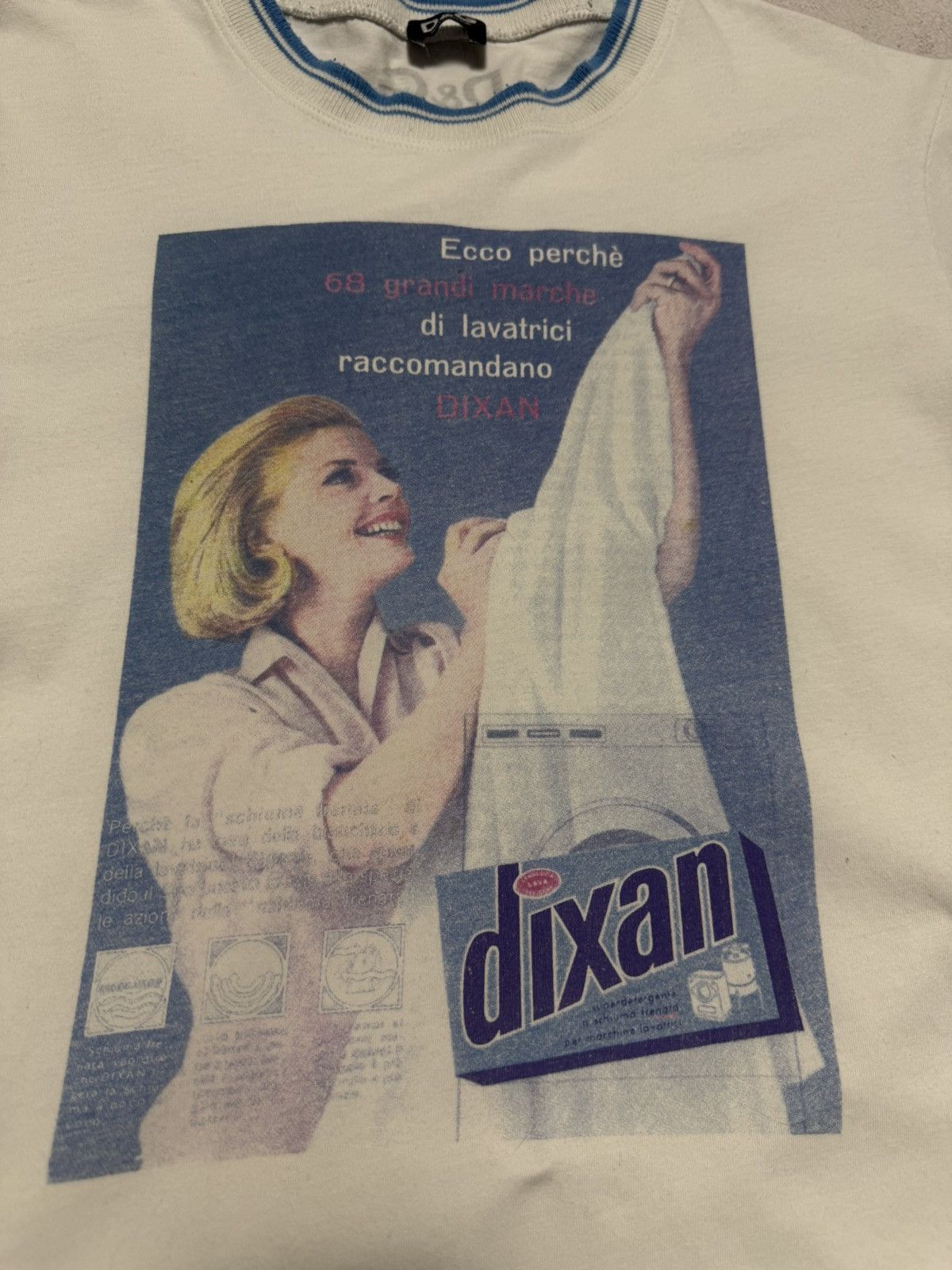 Dolce & Gabbana Vintage Dolce Gabbana Dixan T Shirt Tee Big Logo rare 90s Size US S / EU 44-46 / 1 - 3 Thumbnail