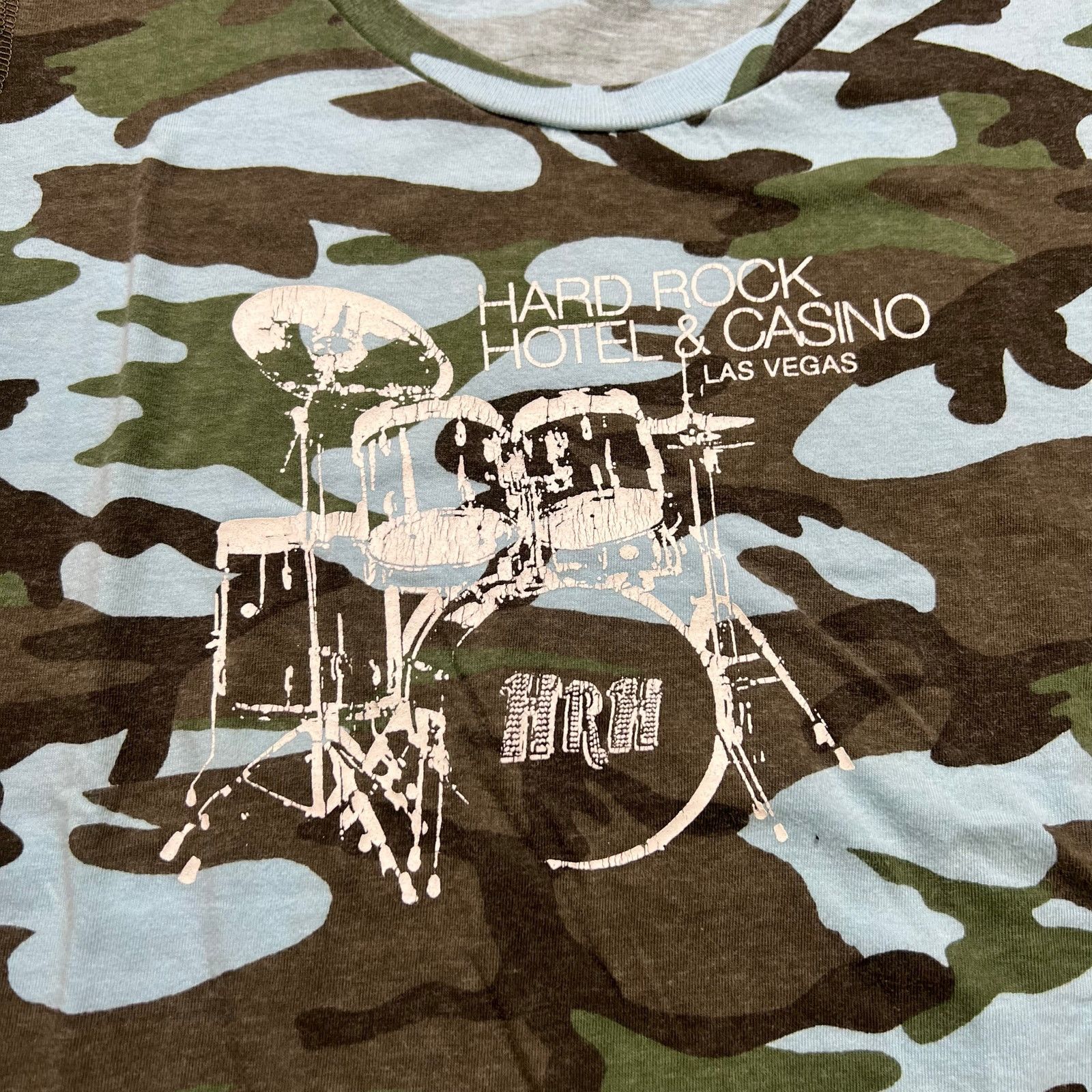 Hard Rock Cafe Vintage Hard Rock Hotel & Casino Las Vegas Camo T-shirt M Size US M / EU 48-50 / 2 - 2 Thumbnail