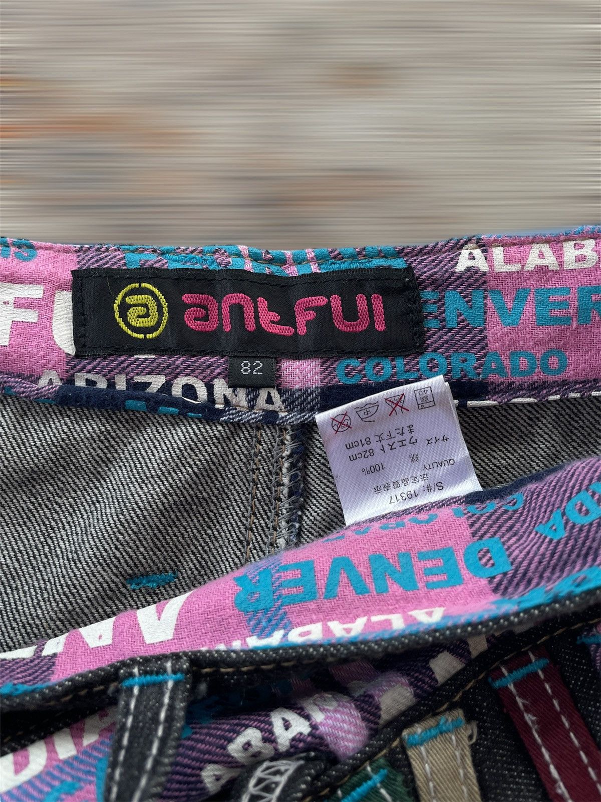 Japanese Brand ANTFUI DOUBLE WAIST LOOKLIKE HYSTERIC Size US 31 - 6 Thumbnail