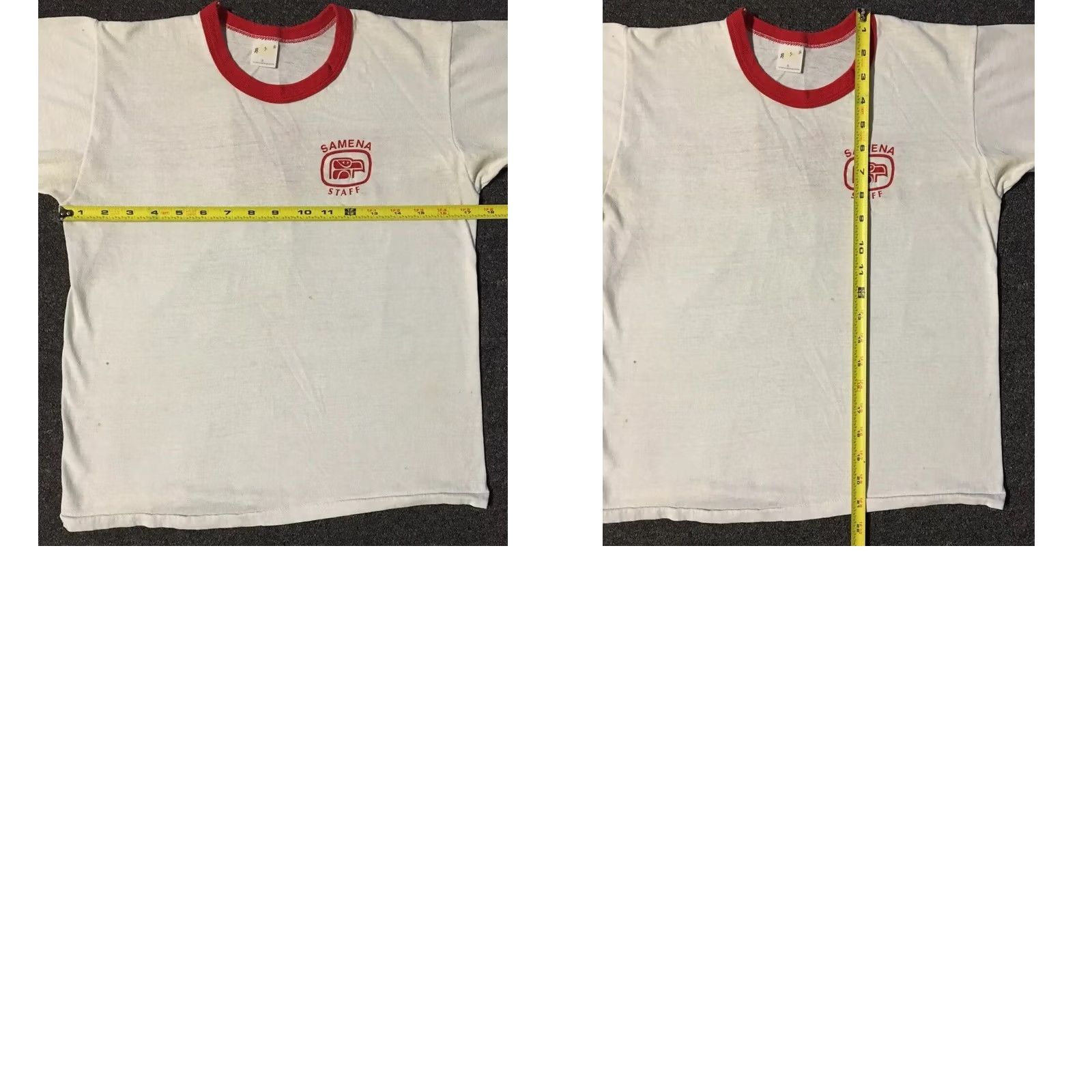 Russell Athletic VINTAGE Russell Athletic T-Shirt XS Lifeguard Ringer 70s Samena Swim Club Bellevue Washington White Red Grunge Beach Street Punk Retro USA Mens XS Size US XS / EU 42 / 0 - 11 Thumbnail