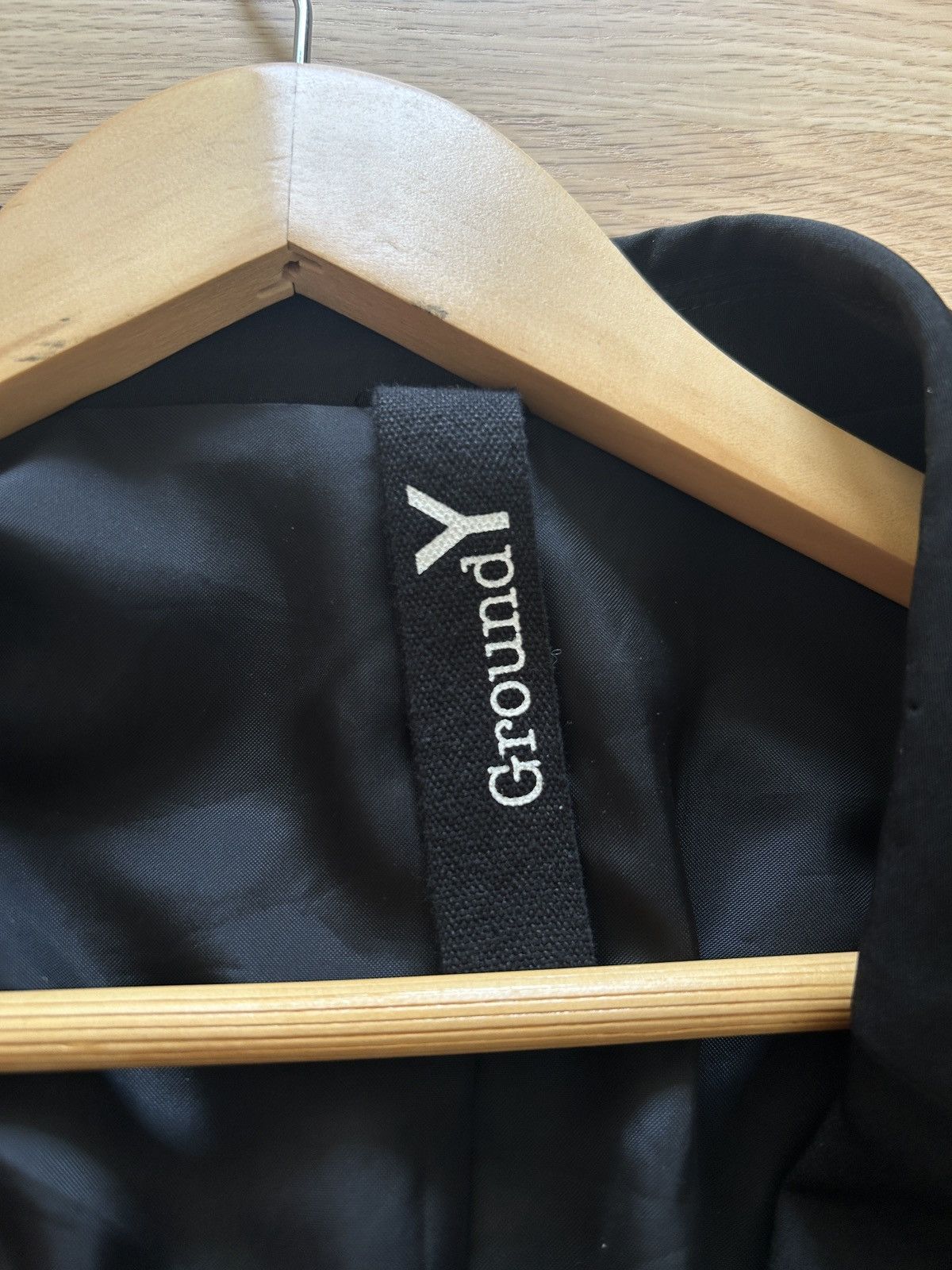 Ground Y × Yohji Yamamoto Ground Y Doubled Layered Blazer Jacket Size 40L - 3 Thumbnail