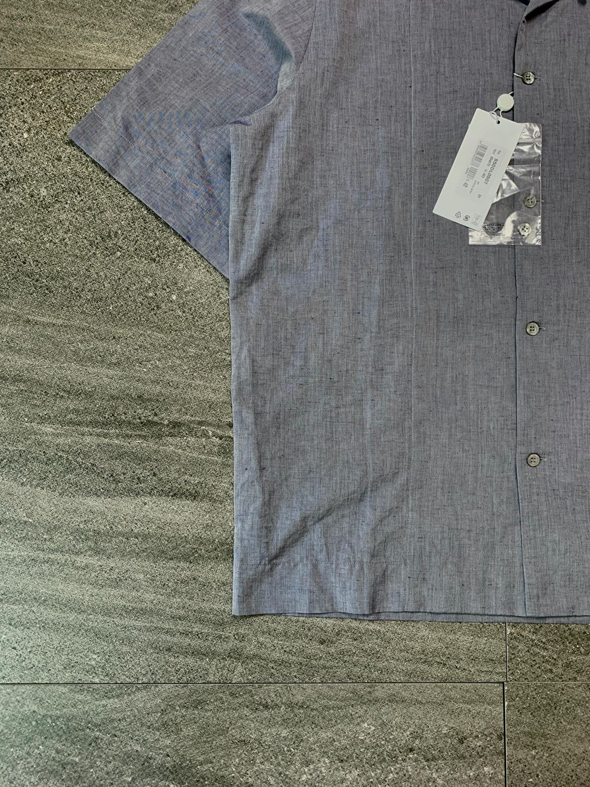 Maison Margiela FREE TAX! BNWT MM Embroidery Linen Blend Camp Collar Shirt Size US M / EU 48-50 / 2 - 3 Thumbnail