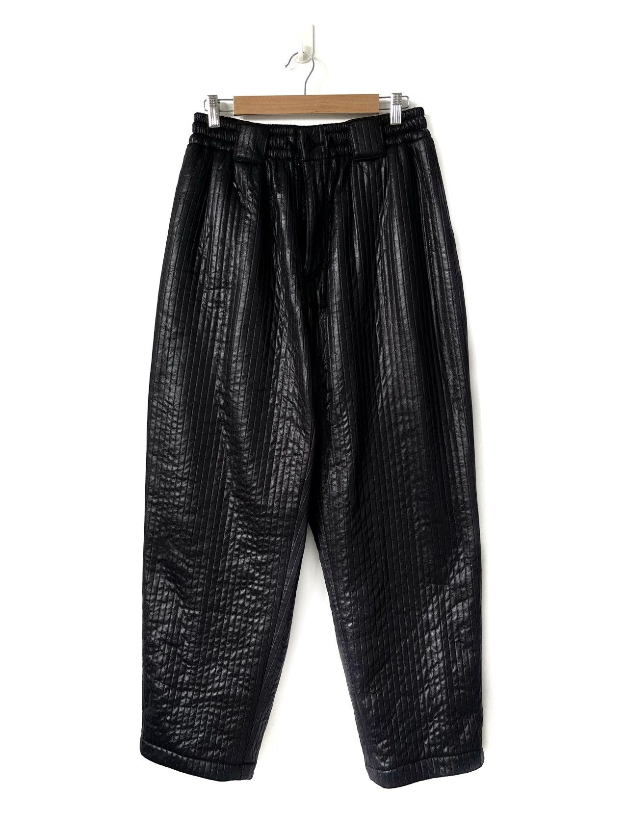 image of Archival Clothing Unbranded Baggy Japanese Style Pants in Black, Men's (Size 32)
