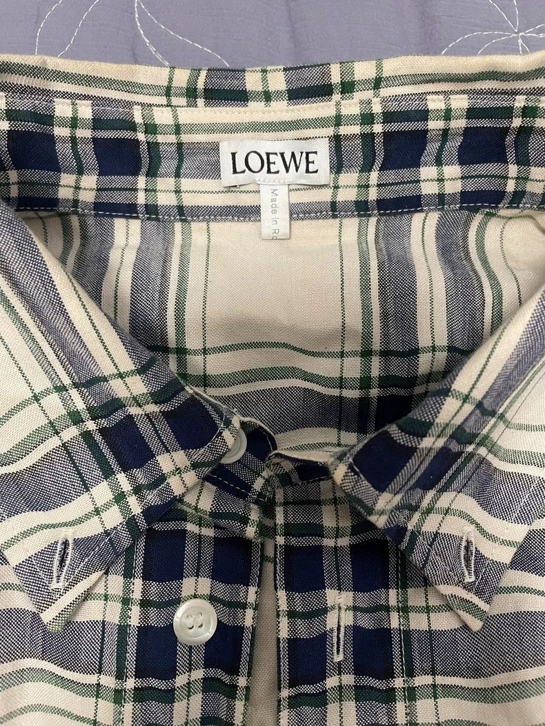 Loewe LOEWE Plaid short-sleeved shirt Size US M / EU 48-50 / 2 - 4 Thumbnail