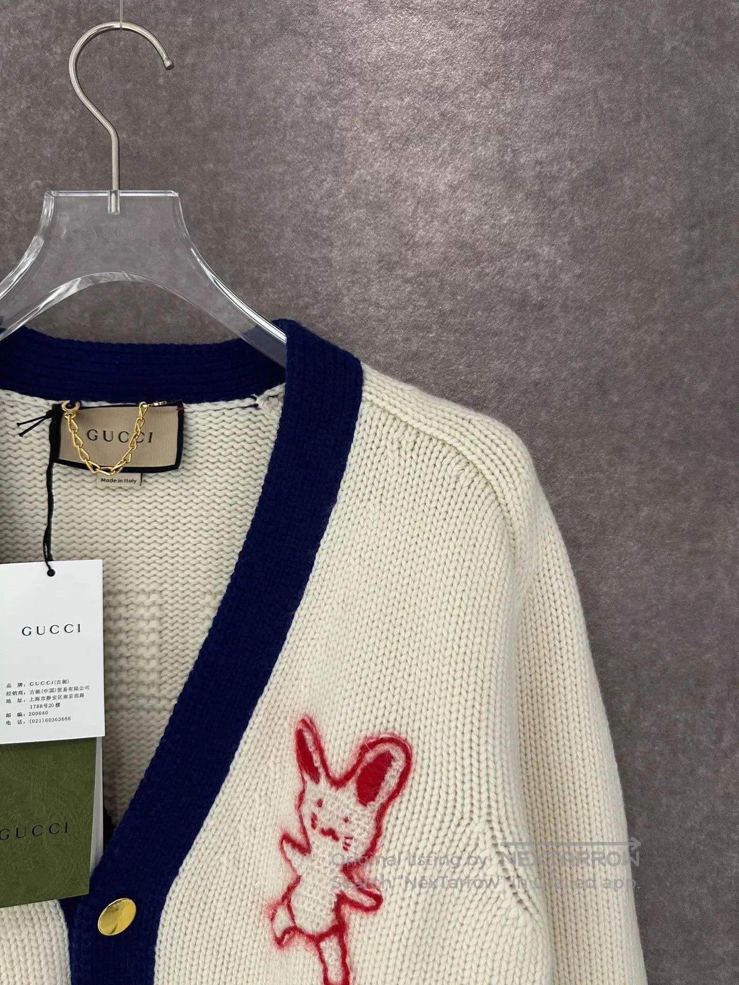 Gucci Multi Rabbit Embroidered V. Size US XS / EU 42 / 0 - 4 Thumbnail