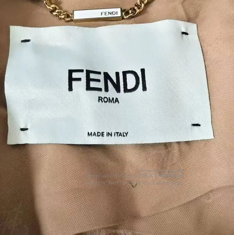 Fendi Fendi Beige Wool Women's Coat . Size M / US 6-8 / IT 42-44 - 3 Thumbnail