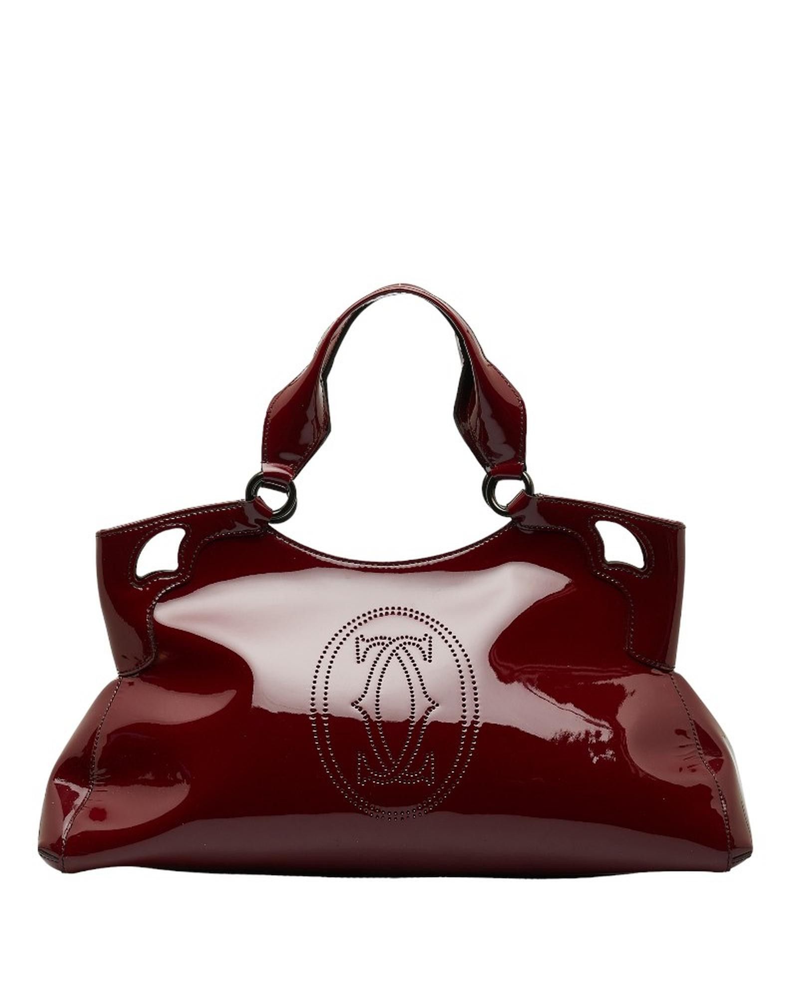 Cartier Red Patent Leather Marcello de Cartier Handbag | Grailed