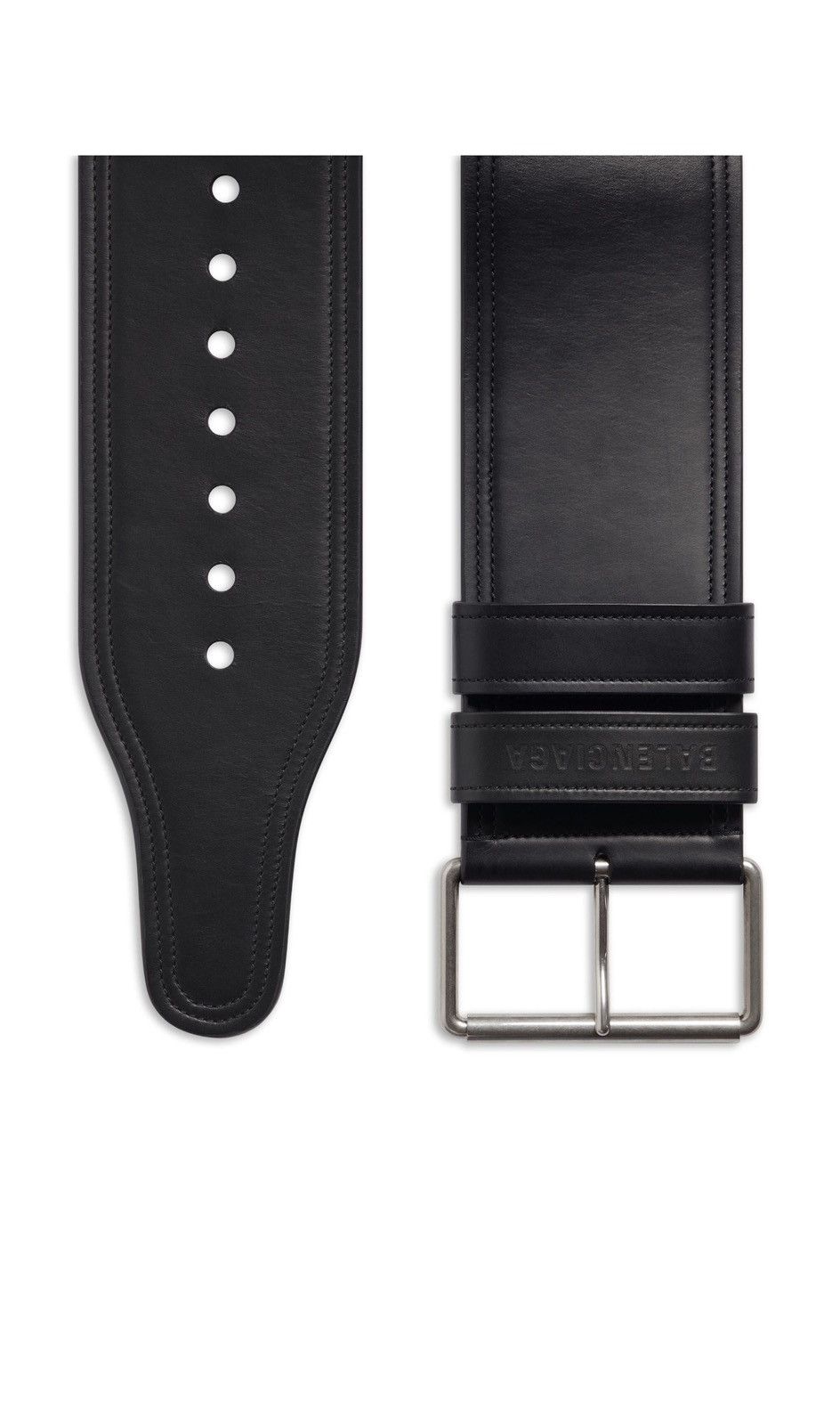 Balenciaga Balenciaga Force Leather Belt Size 40 - 7 Thumbnail