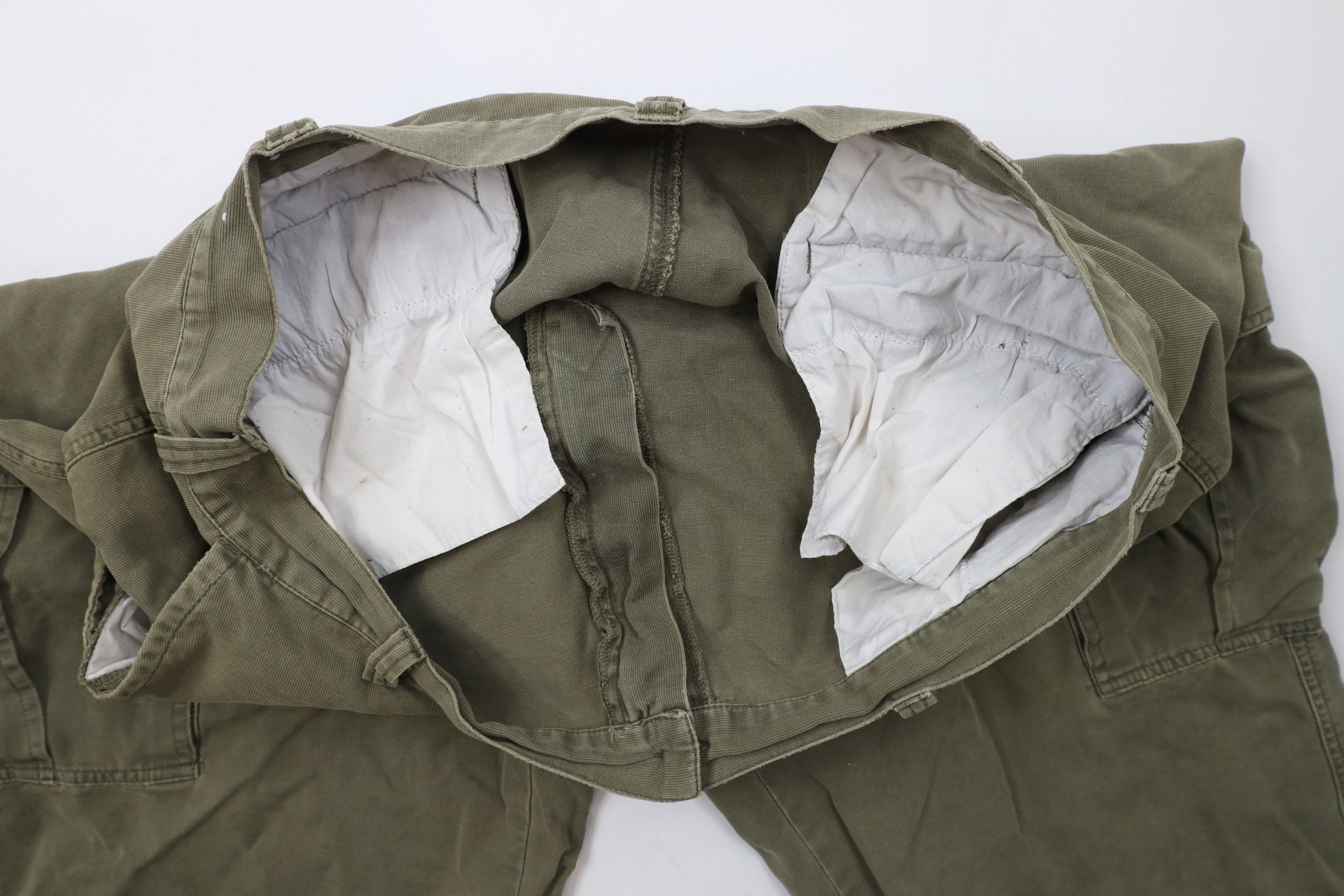 Vintage Vintage 90s Y2K Streetwear Baggy Wide Leg Cargo Pants Green Size US 42 / EU 58 - 7 Thumbnail