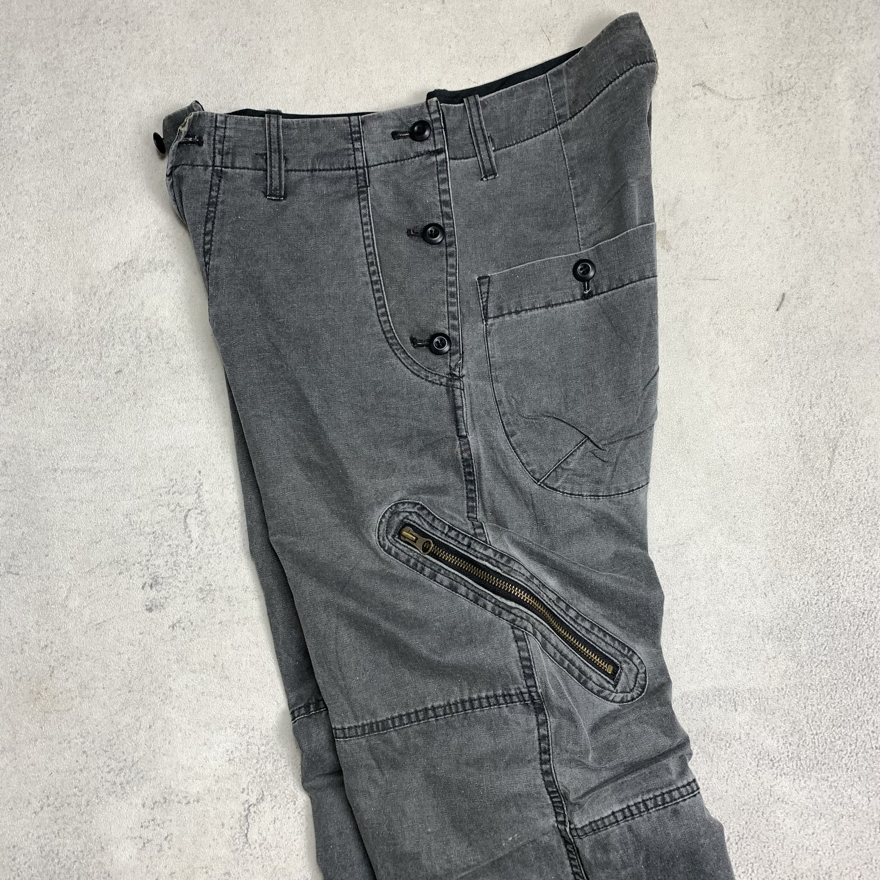 PPFM Pants Japanese Brand Multi Pocket Baggy