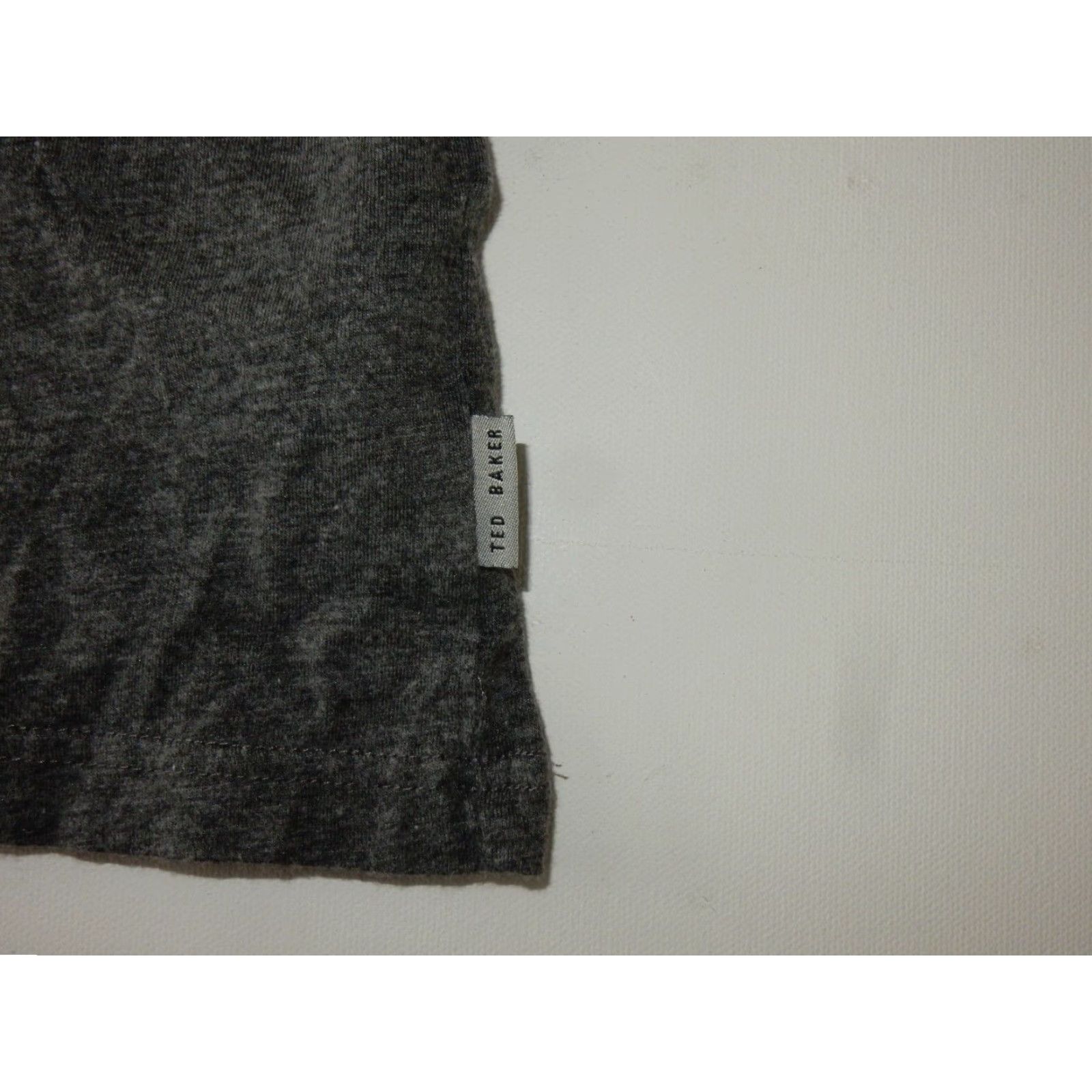 Ted Baker VINTAGE Ted Baker Men's Polo Shirt Long Sleeve Size 2XL Gray Cotton Size US XXL / EU 58 / 5 - 2 Thumbnail