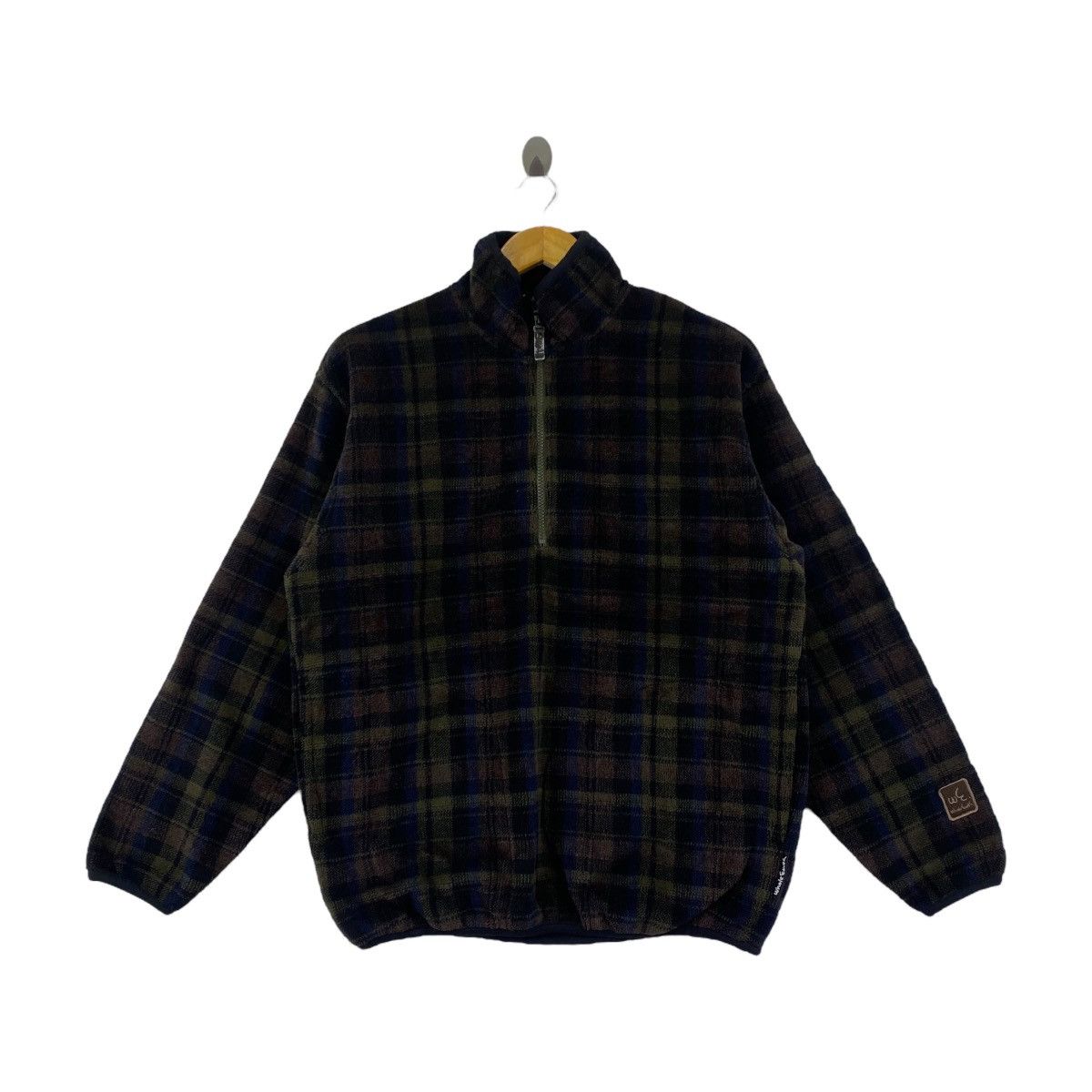 Vintage Vintage 90s WHOLE EARTH Descente Fleece Jacket Sherpa Size US M / EU 48-50 / 2 - 1 Thumbnail