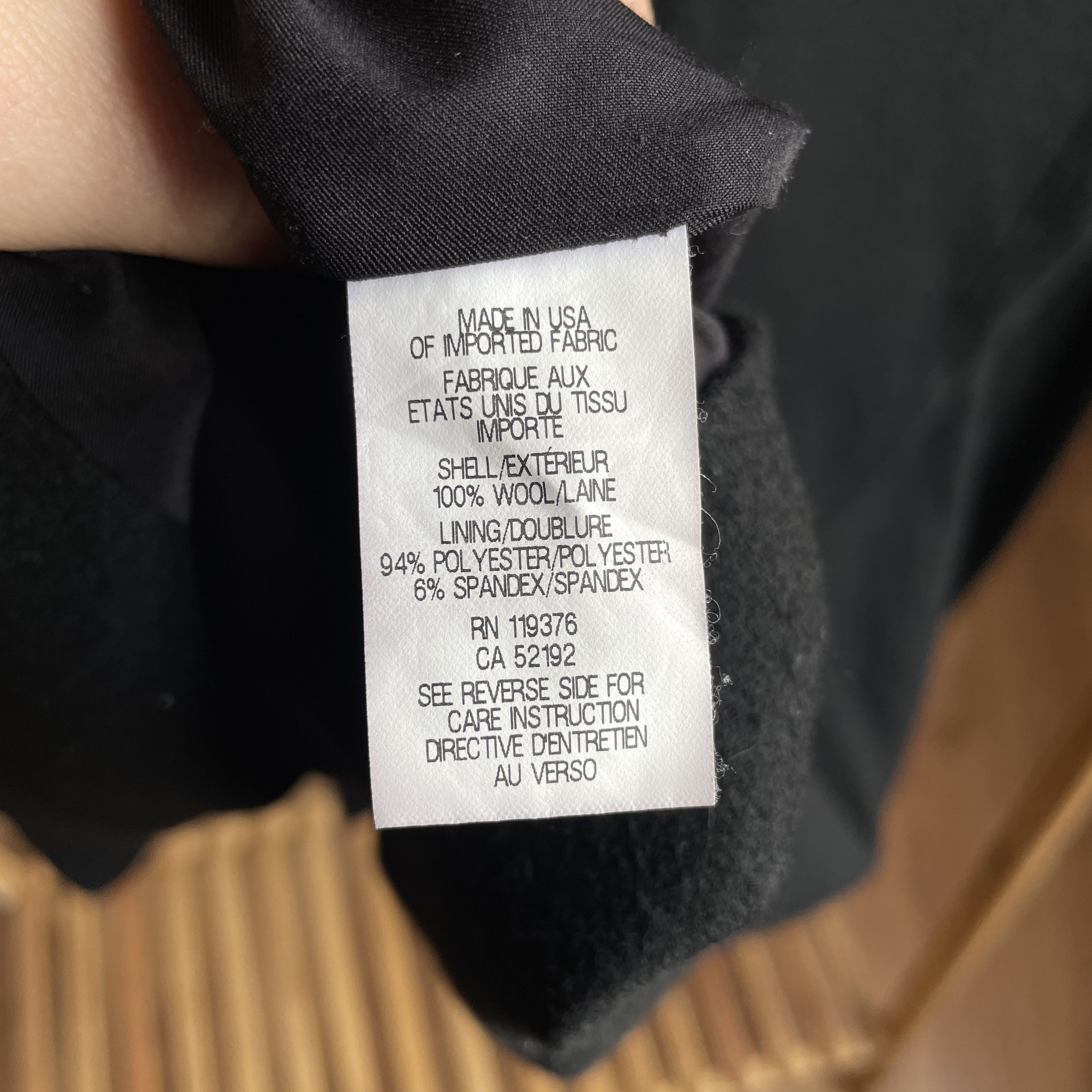 Helmut Lang Helmut Lang Womens Sonar Overlap Wool Coat Size S Size S / US 4 / IT 40 - 8 Thumbnail