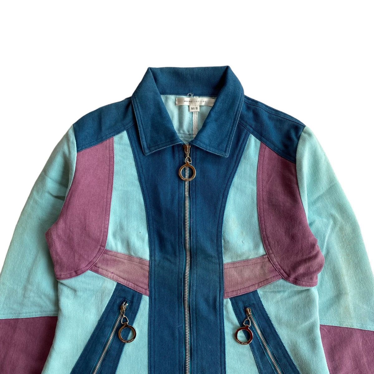 Marc Jacobs Marc Jacobs Color Block Jacket Size M / US 6-8 / IT 42-44 - 4 Thumbnail