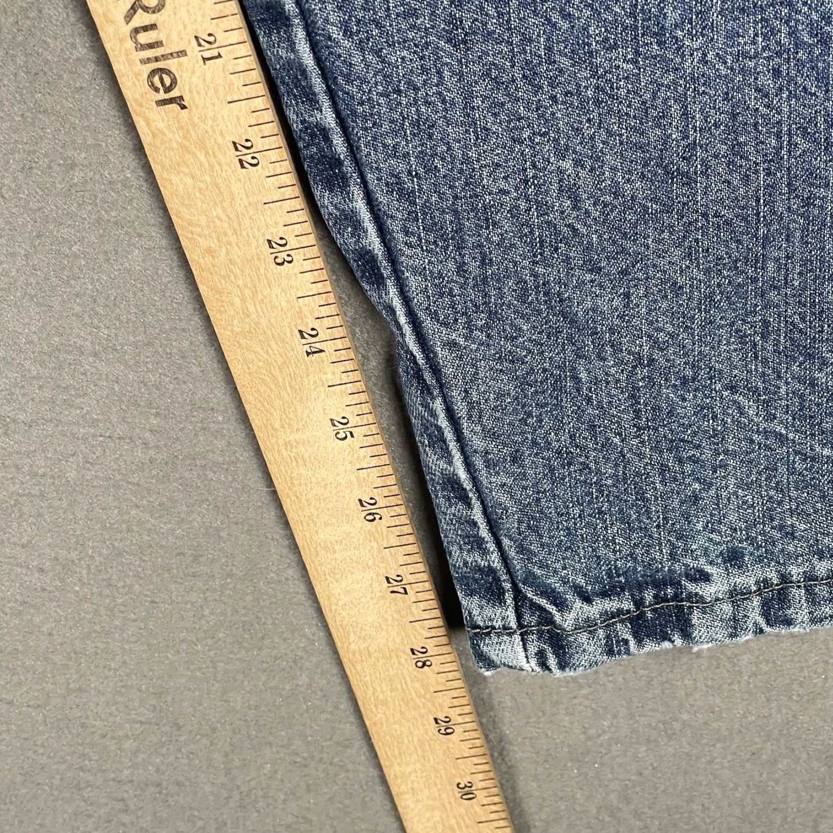 Wrangler Wrangler Jeans Men's 44x30 Blue Denim Carpenter Jeans Pockets USA Authentics Straight Wash Medium Cotton Blend Vintage: No Size US 44 / EU 60 - 7 Thumbnail