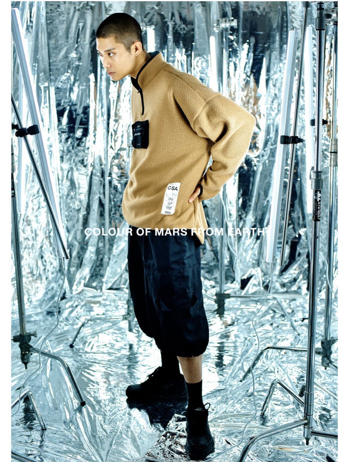 Nanamica × The North Face Purple Label C.O.M.E "SECURITY” Cyclist Half-Zip Pullover Brown Size US L / EU 52-54 / 3 - 11 Thumbnail
