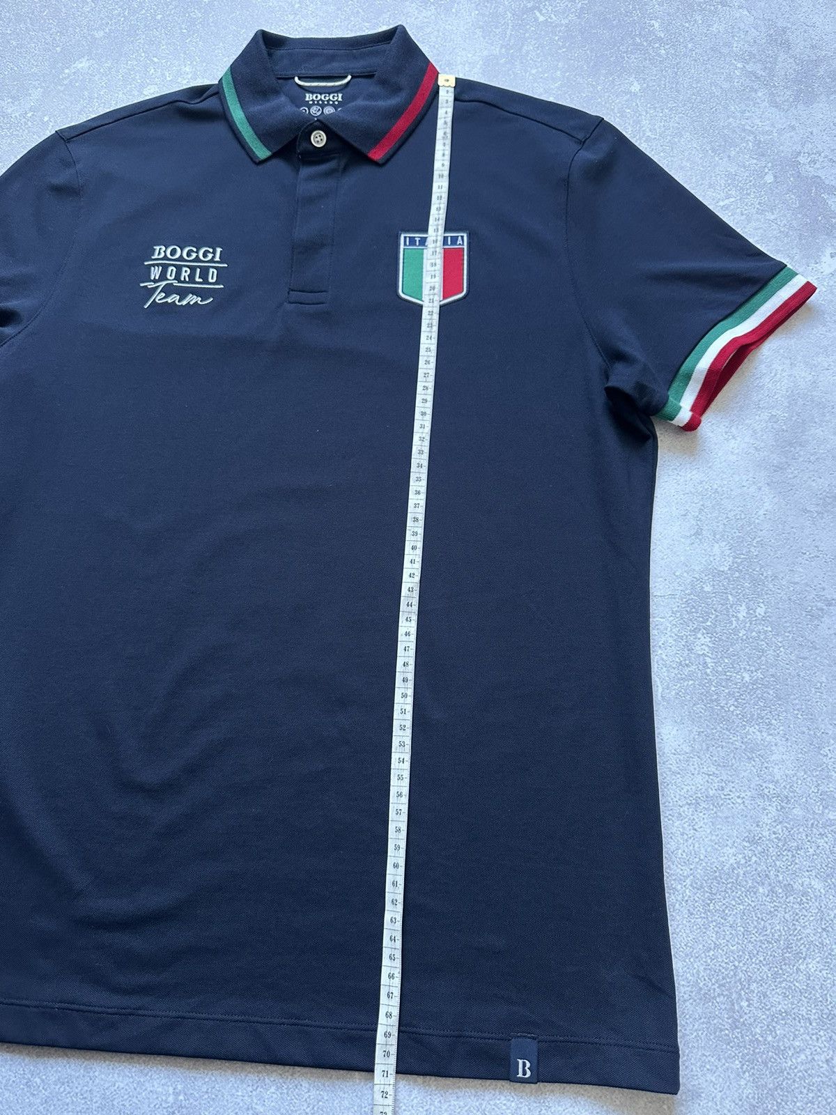 Boggi × Designer Polo BOGGI Milano Dark Blue size M Size US M / EU 48-50 / 2 - 7 Thumbnail