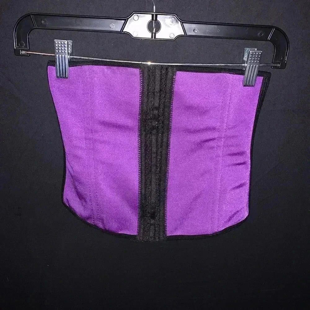 Designer Stylish Purple Corset Waist Trainer – Size 32 Size ONE SIZE - 1 Thumbnail
