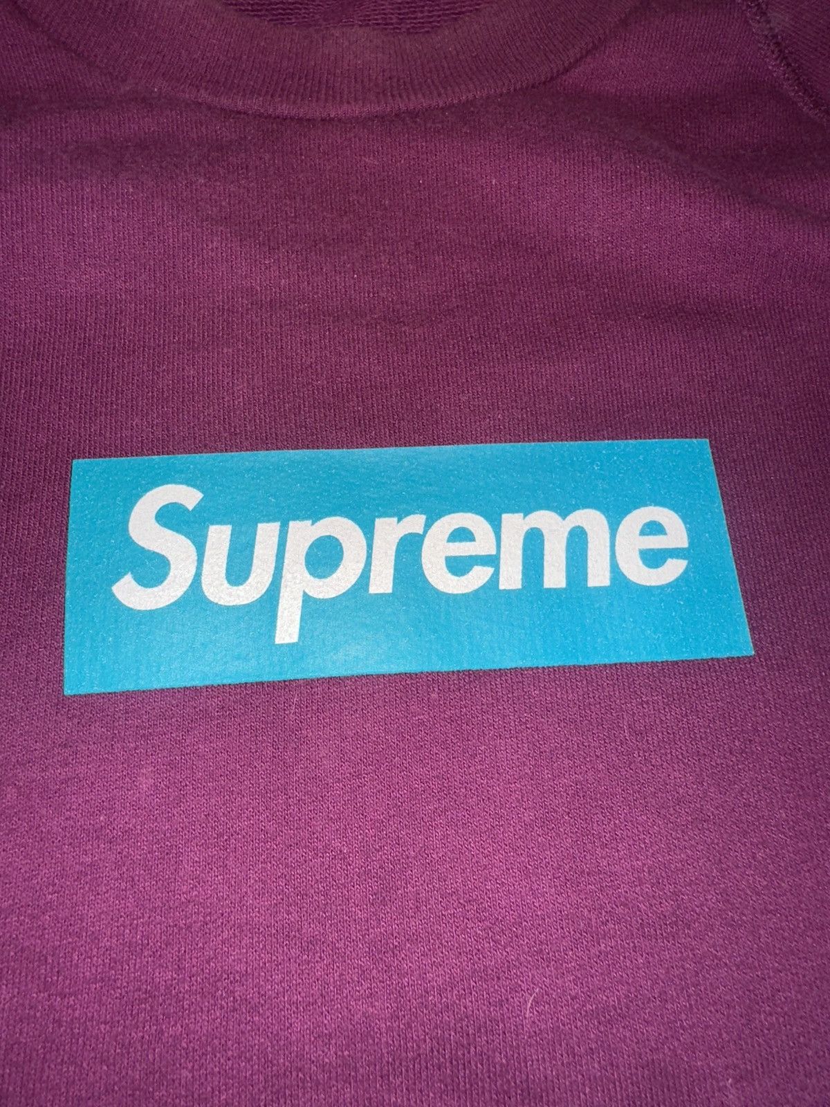 Supreme 2007 supreme teal screen printed box logo crewneck Size US L / EU 52-54 / 3 - 3 Thumbnail