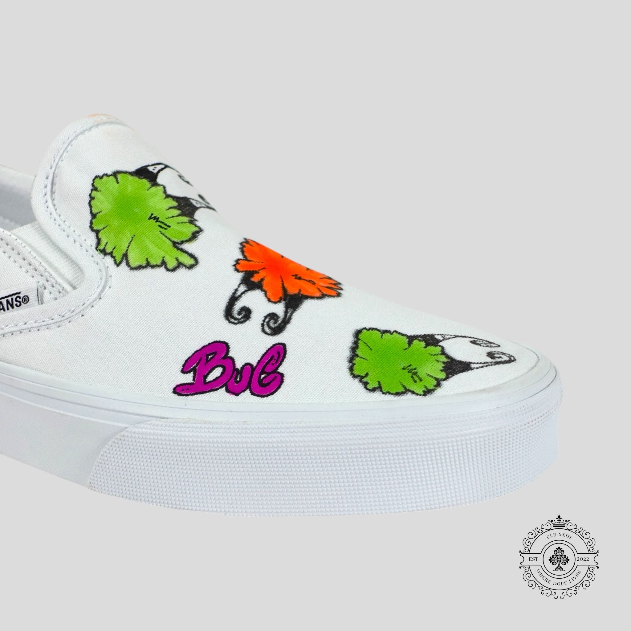 Matty Boy 1-of-1 Matty Boy Bug Slip on Vans Size US 11 / EU 44 - 2 Thumbnail