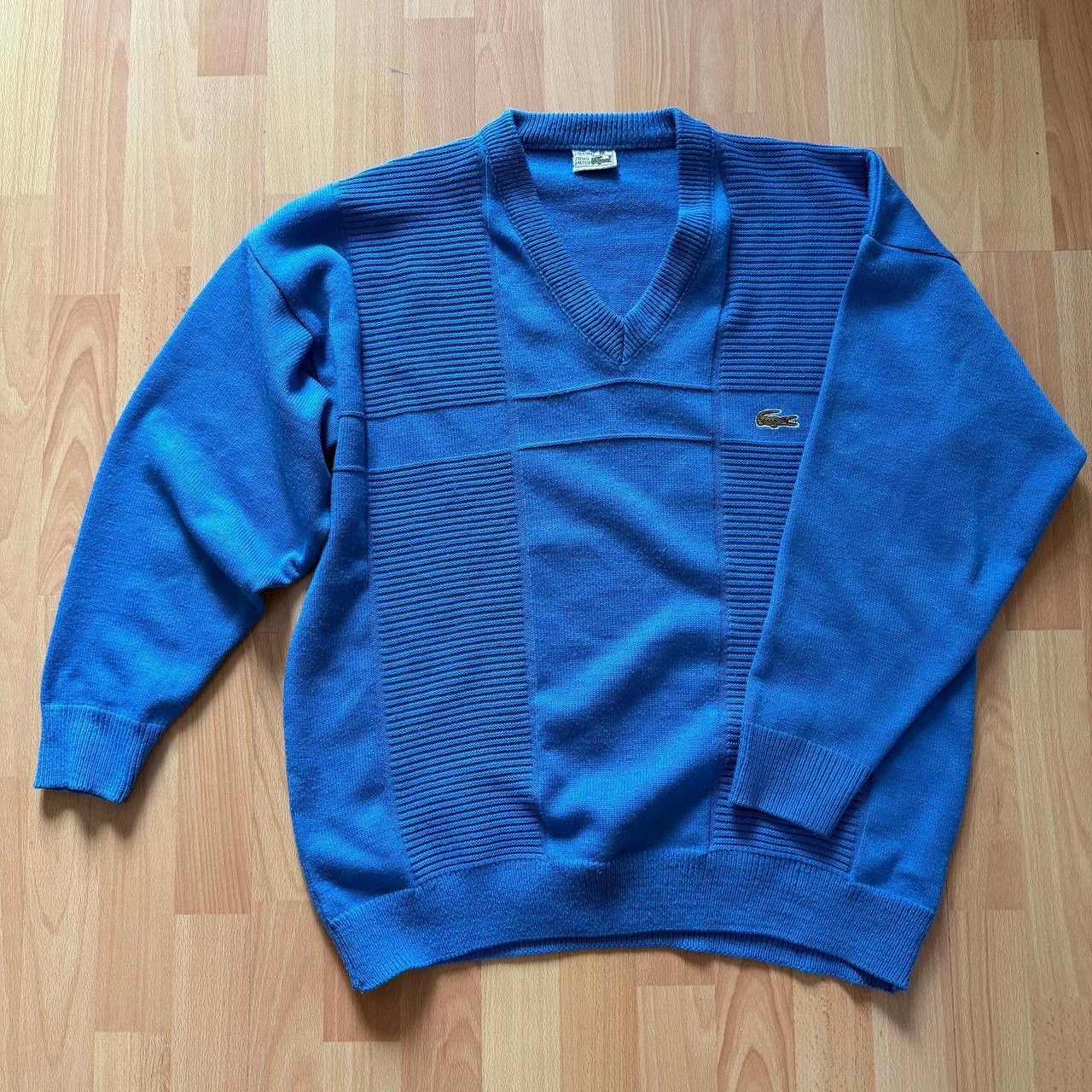 Lacoste Lacoste Chemise Sweater, Knit Vintage 80s Size US XL / EU 56 / 4 - 1 Thumbnail