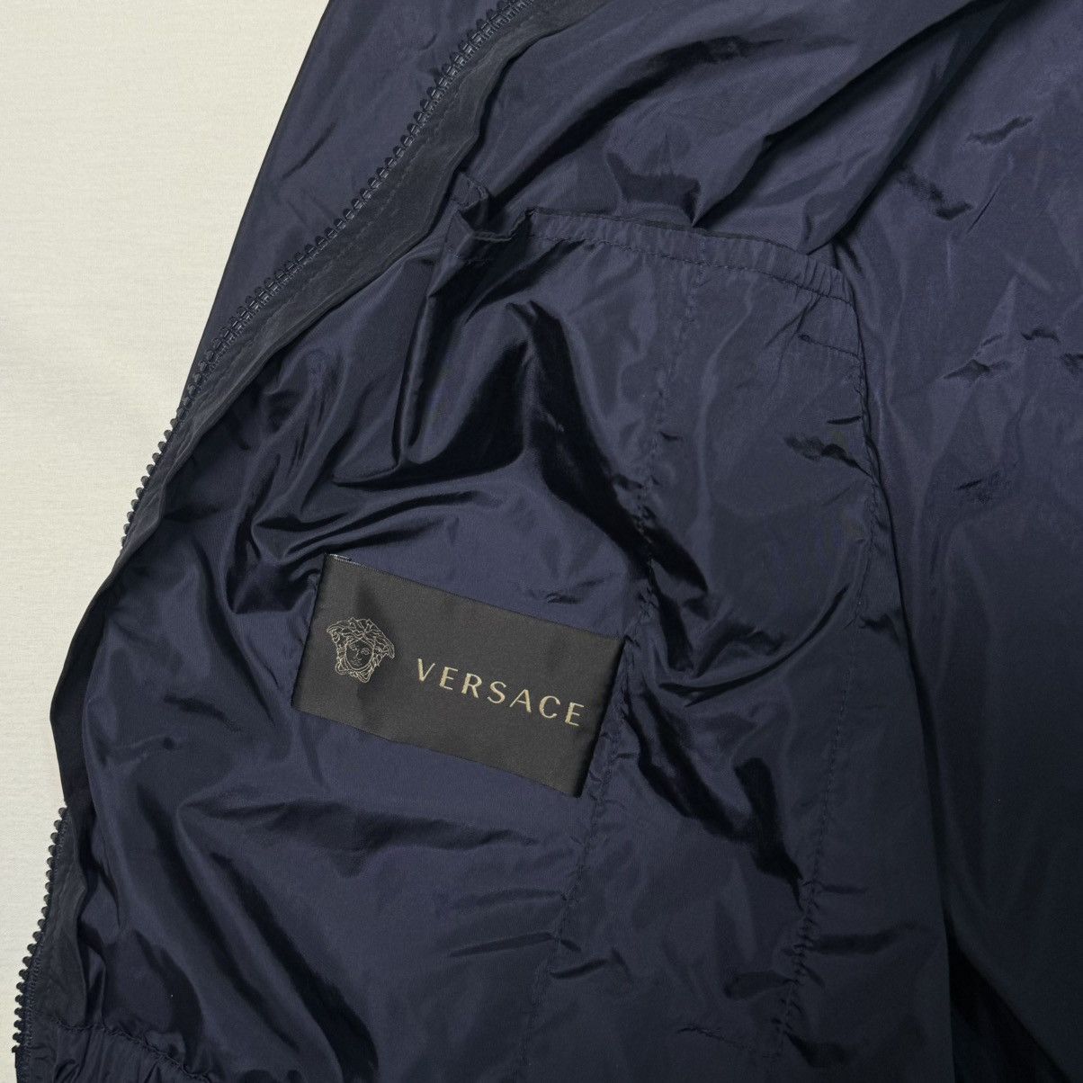 Versace Versace Nylon Hooded Jacket Size US M / EU 48-50 / 2 - 7 Thumbnail