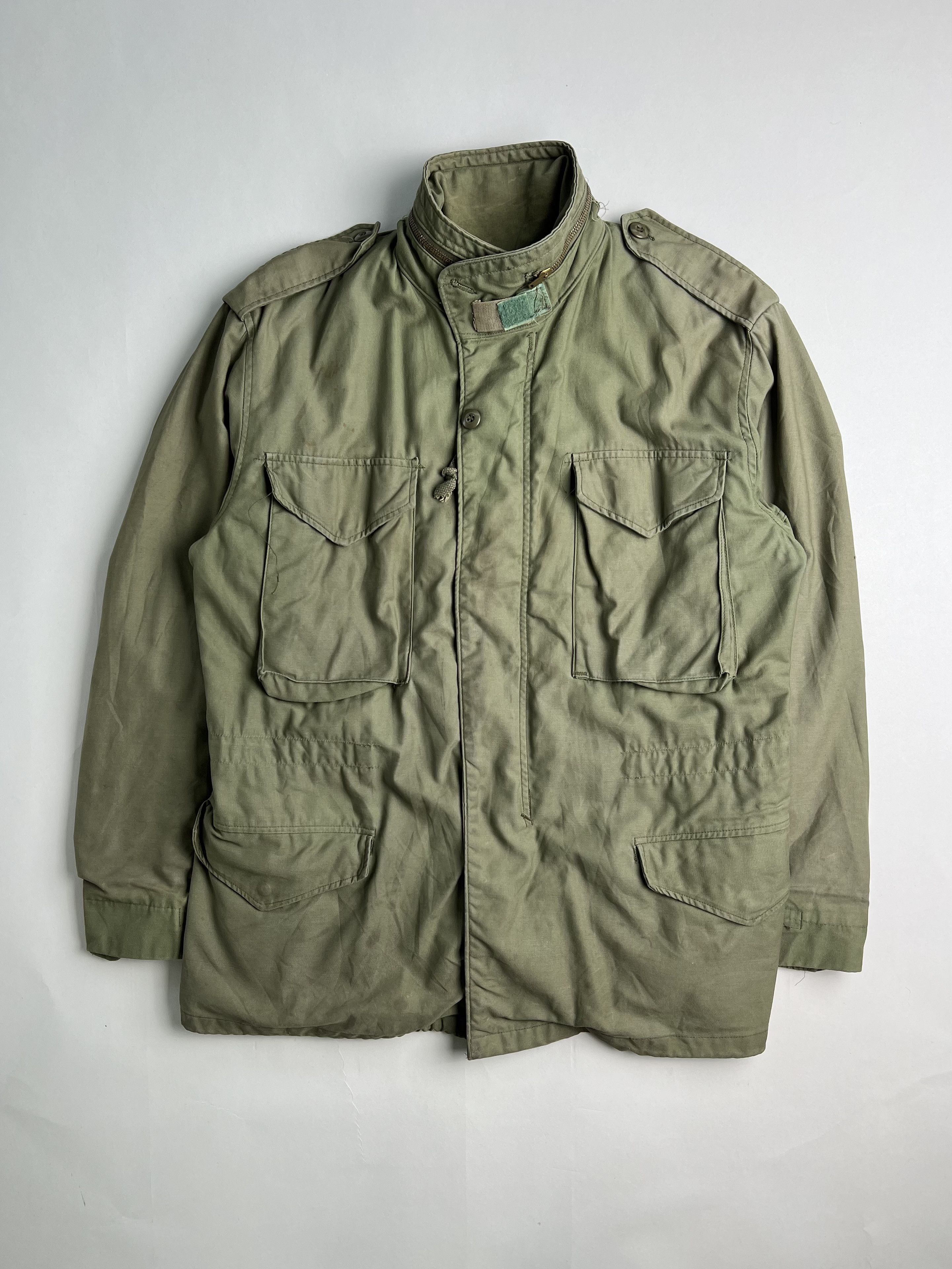 ジャケット・アウター US ARMY M65 VINTAGE USMC M65 FIELD JACKET STENCIL 1BN 2MAR 1974 VIETNAM