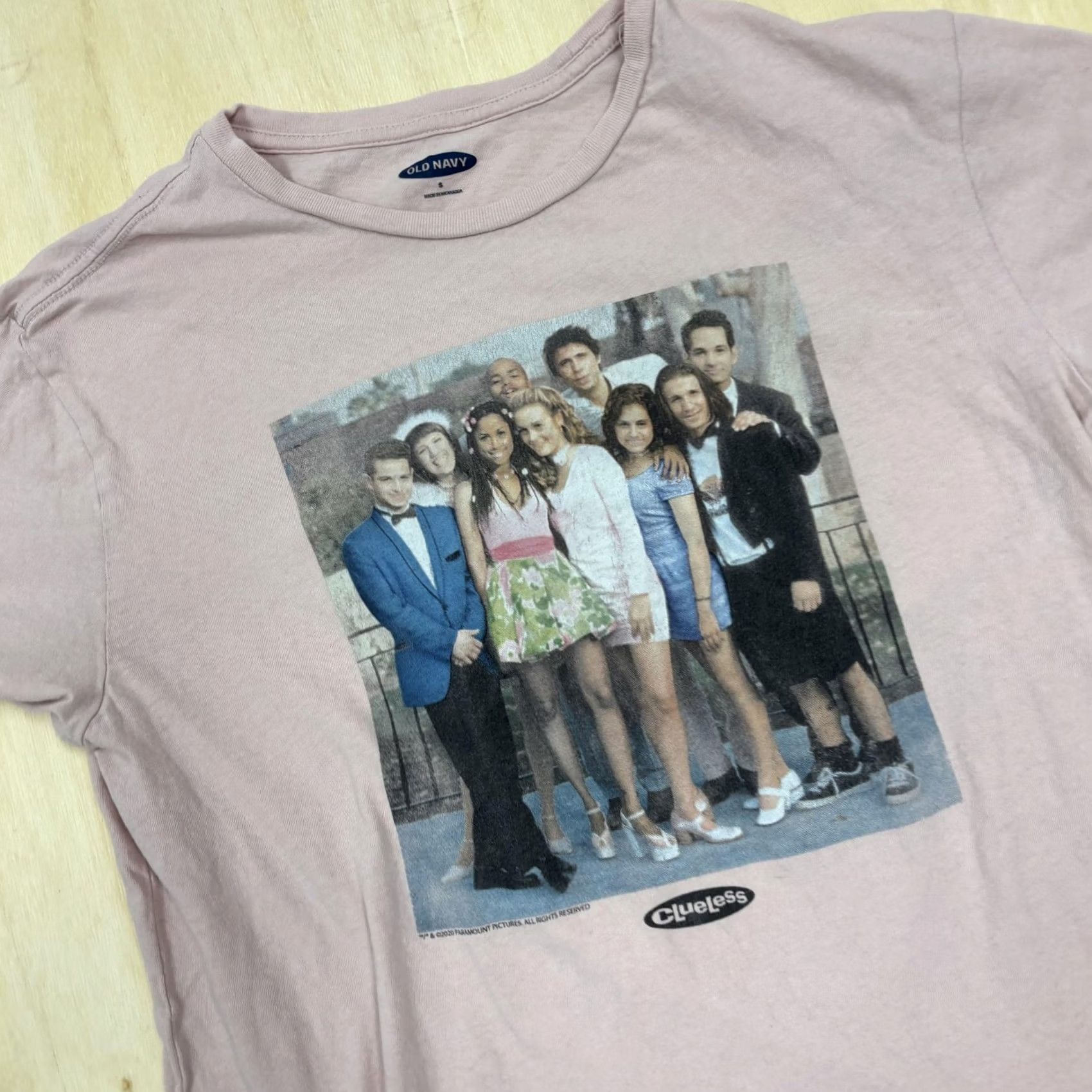 Old Navy Clueless Shirt Womens Small Pink Old Navy Cast Graphic 90s Movie Tee T-Shirt Size S / US 4 / IT 40 - 2 Thumbnail