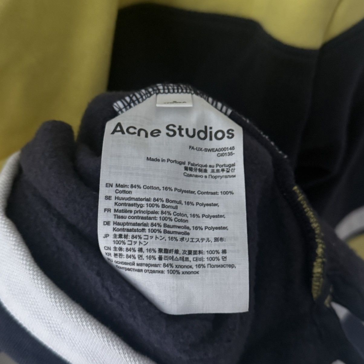 Acne Studios Acne Studios Men's multi Hoodie Size US S / EU 44-46 / 1 - 6 Thumbnail