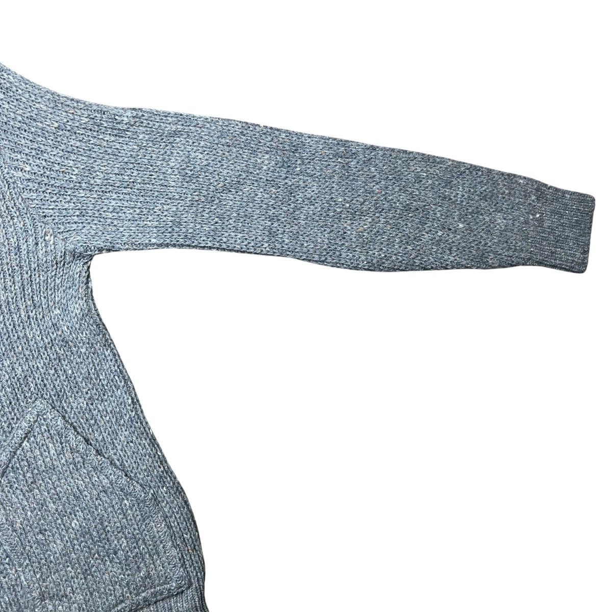 Pendleton × Vintage Vintage 80s Pendleton Shetland Wool Grey Zip Up Knit Sweater Size US M / EU 48-50 / 2 - 7 Thumbnail