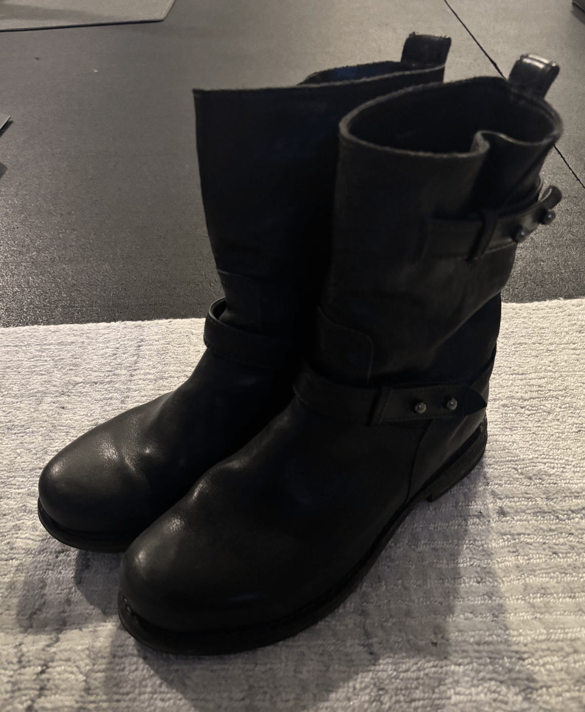 Rag & Bone Rag & Bone Black Leather Moto Boots Vintage Size US 6.5 / IT 36.5 - 7 Thumbnail