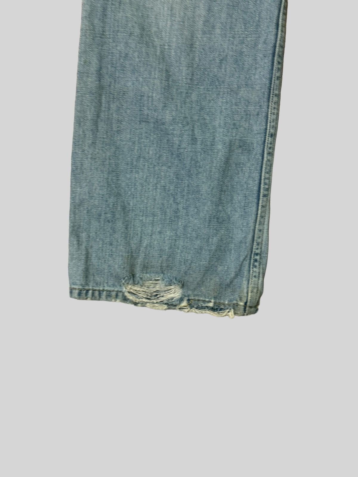 Levi's × Levi's Vintage Clothing × Vintage Vintage Levi's 527 Flared Bootcut Distressed Jeans Size US 33 - 13 Thumbnail