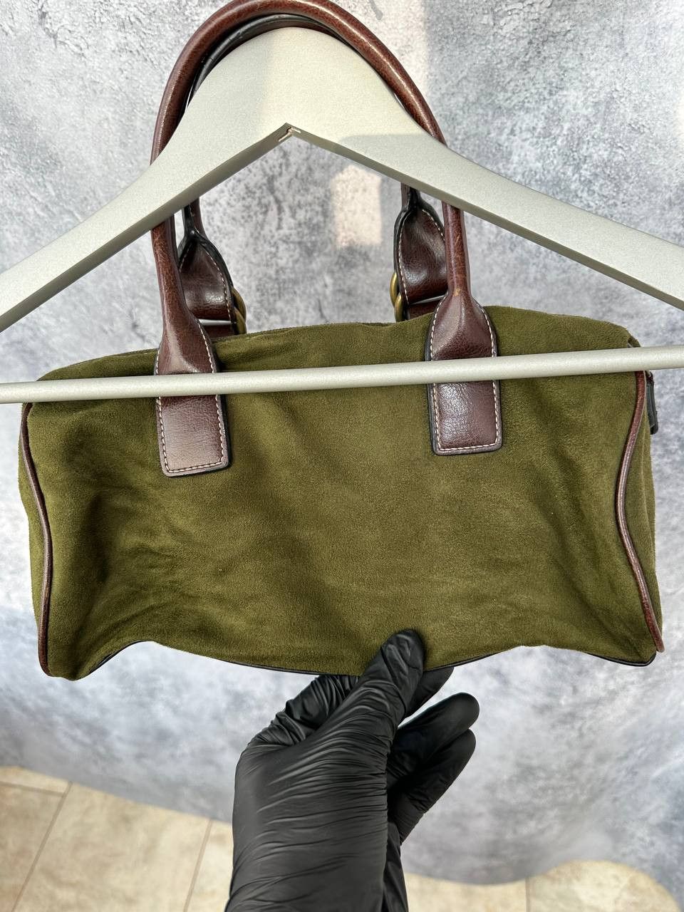 Tommy Hilfiger Y2k Tommy Hilfiger Suede Demi East West Mini Baguette Bag Size ONE SIZE - 3 Thumbnail