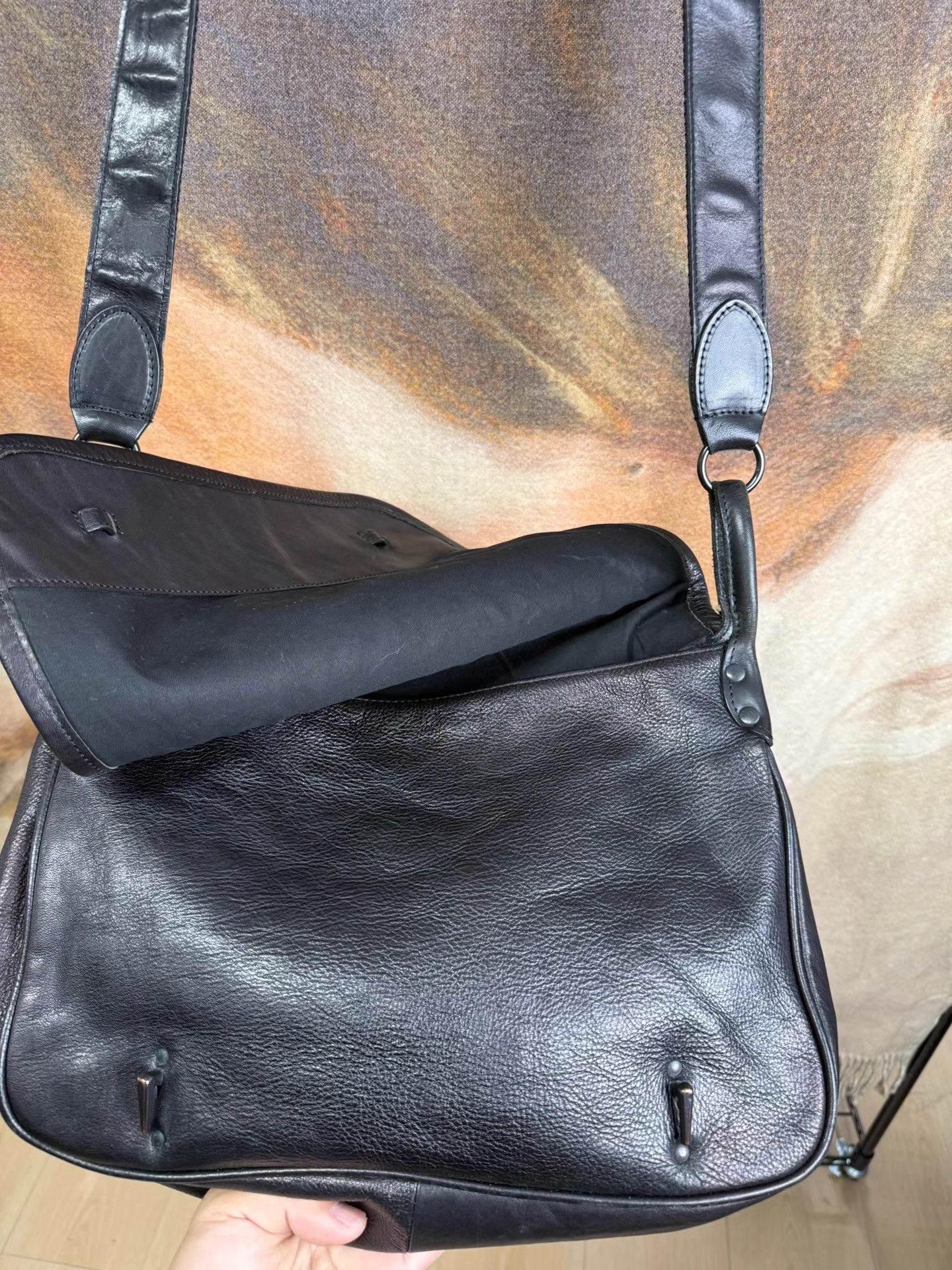 Yohji Yamamoto Yohji Yamamoto Pour Homme Cowhide Messenger Bag K20 Size ONE SIZE - 5 Thumbnail