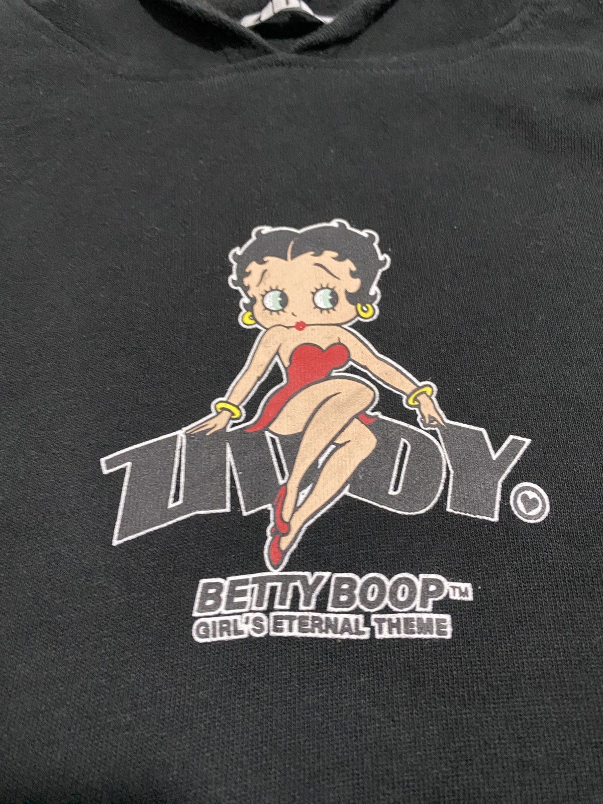 Other Betty Boop by Ziddy Black Hoodie Pullover Small Size Size S / US 4 / IT 40 - 6 Thumbnail
