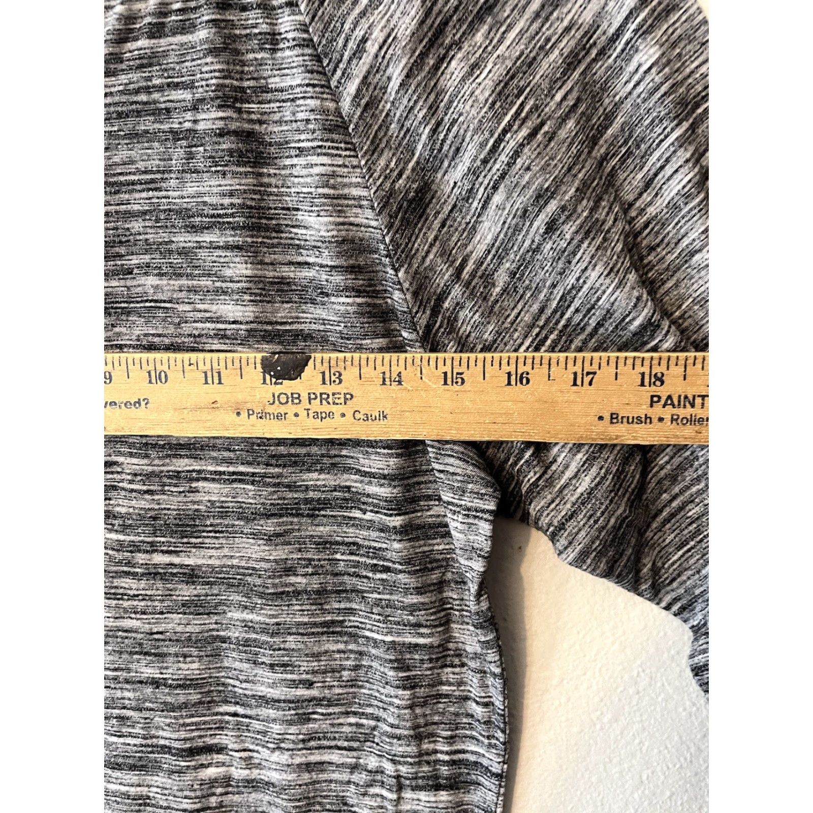Vintage Ann Taylor Loft T-Shirt Women XSP Gray 3/4 Sleeve Solid Casual Round Neck Size XS / US 0-2 / IT 36-38 - 6 Thumbnail