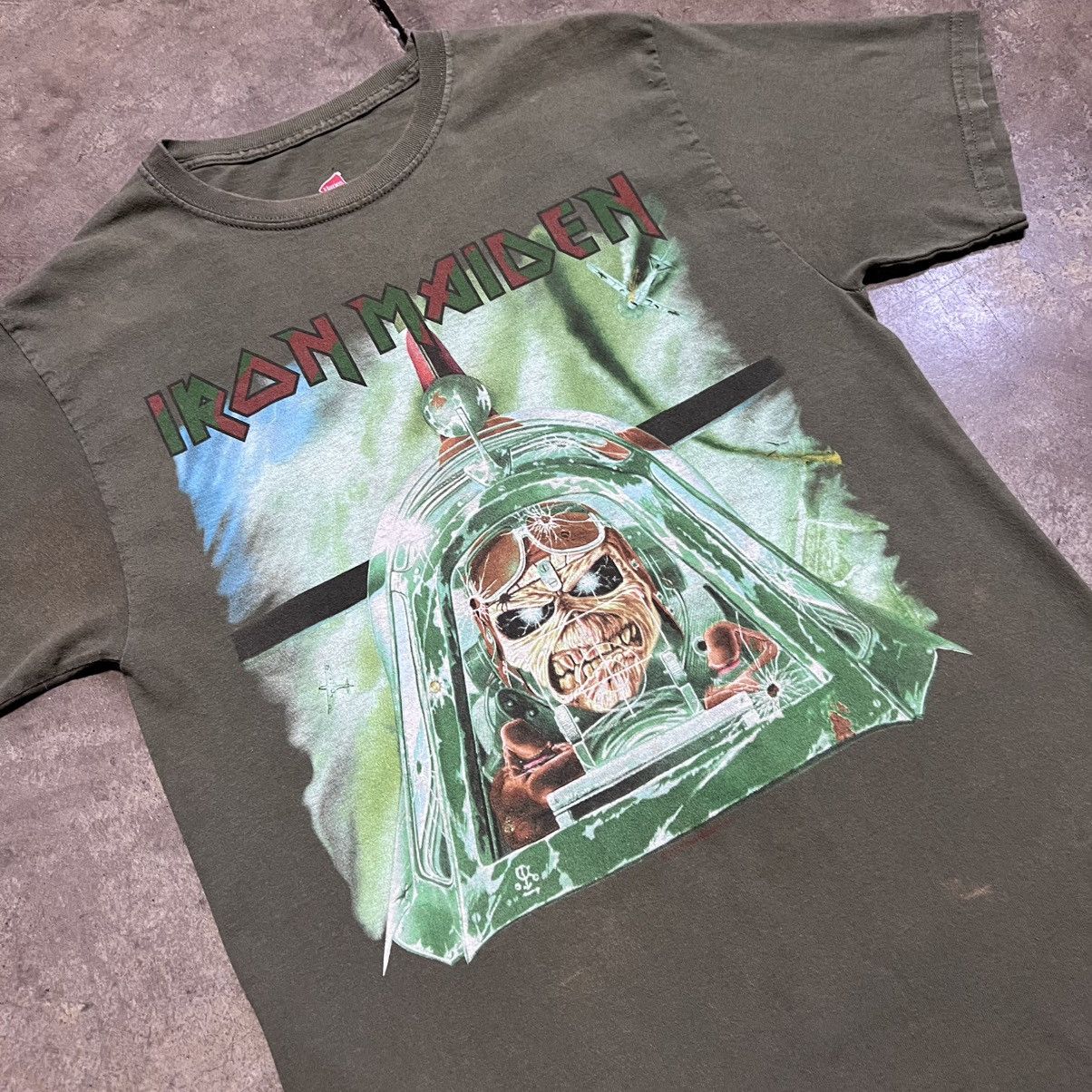 Band Tees Iron Maiden Aces High Band Tee 2019 Legacy of Beast Tour Size US M / EU 48-50 / 2 - 4 Thumbnail