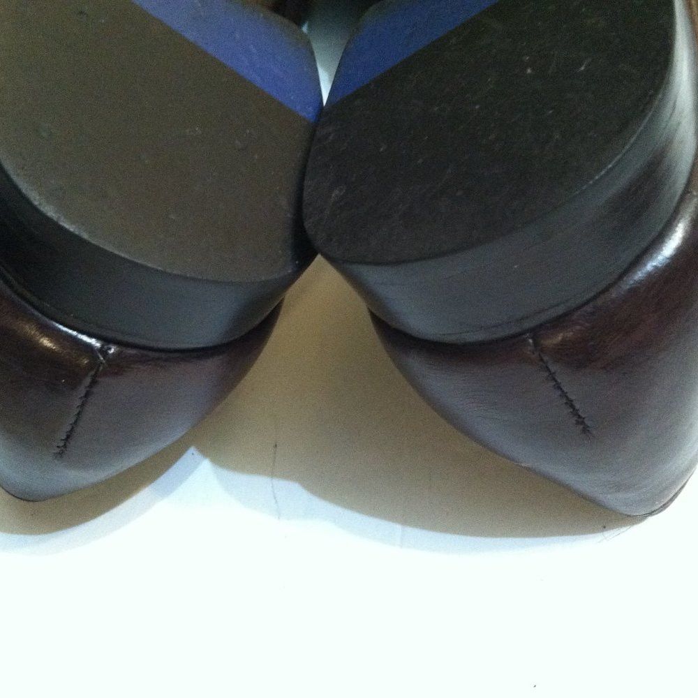 Robert Wayne ROBERT WAYNE MENS BROWN LEATHER DRESS SHOES SIZE: 9.5M Size US 9.5 / EU 42-43 - 10 Thumbnail