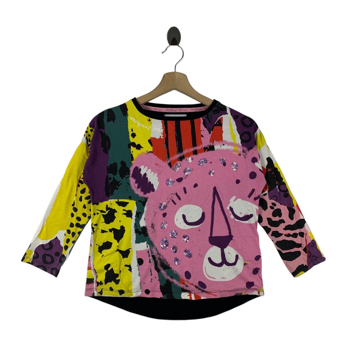 Desigual × Japanese Brand DESIGUAL full printed art japanesebrand long sleeve tee Size S / US 4 / IT 40 - 1 Thumbnail