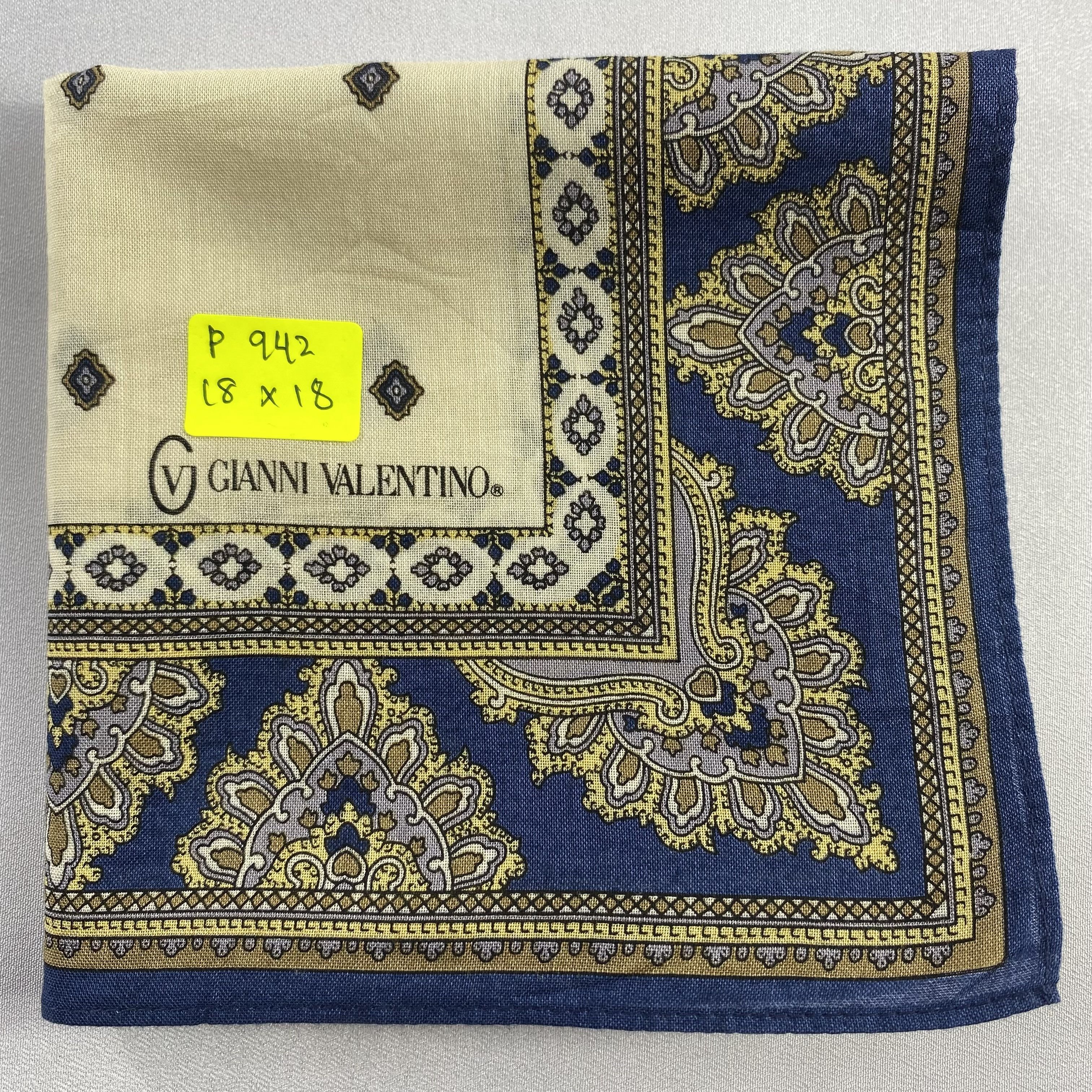 Japanese Brand × Vintage Gianni Valentino Handkerchief / Neckerchief / Bandana-P942 Size ONE SIZE - 5 Thumbnail