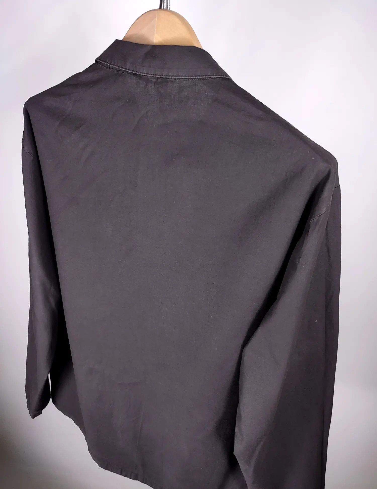 Emporio Armani 90's Emporio Armani Vintage Chore PU Worker jacket Size US XL / EU 56 / 4 - 12 Thumbnail