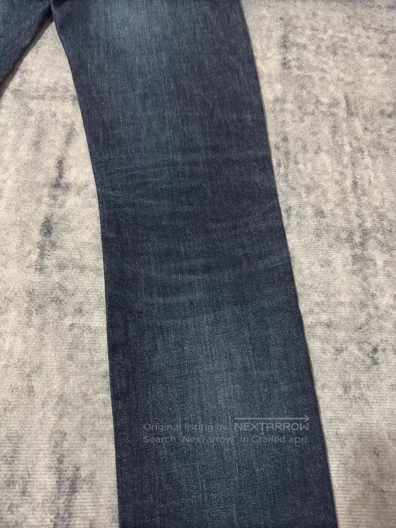 Saint Laurent Paris Saint Laurent Paris Vintage Deep Blue Straight Leg Bleache Size US 31 - 6 Thumbnail