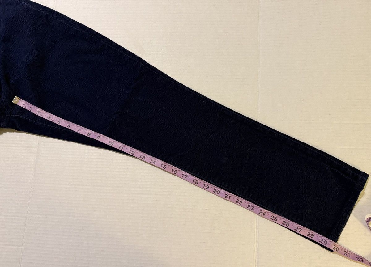 Lands' End Lands’ End Blue Corduroy & Black Velvet Pant Slim Size 8 Size 30" / US 8 / IT 44 - 5 Thumbnail