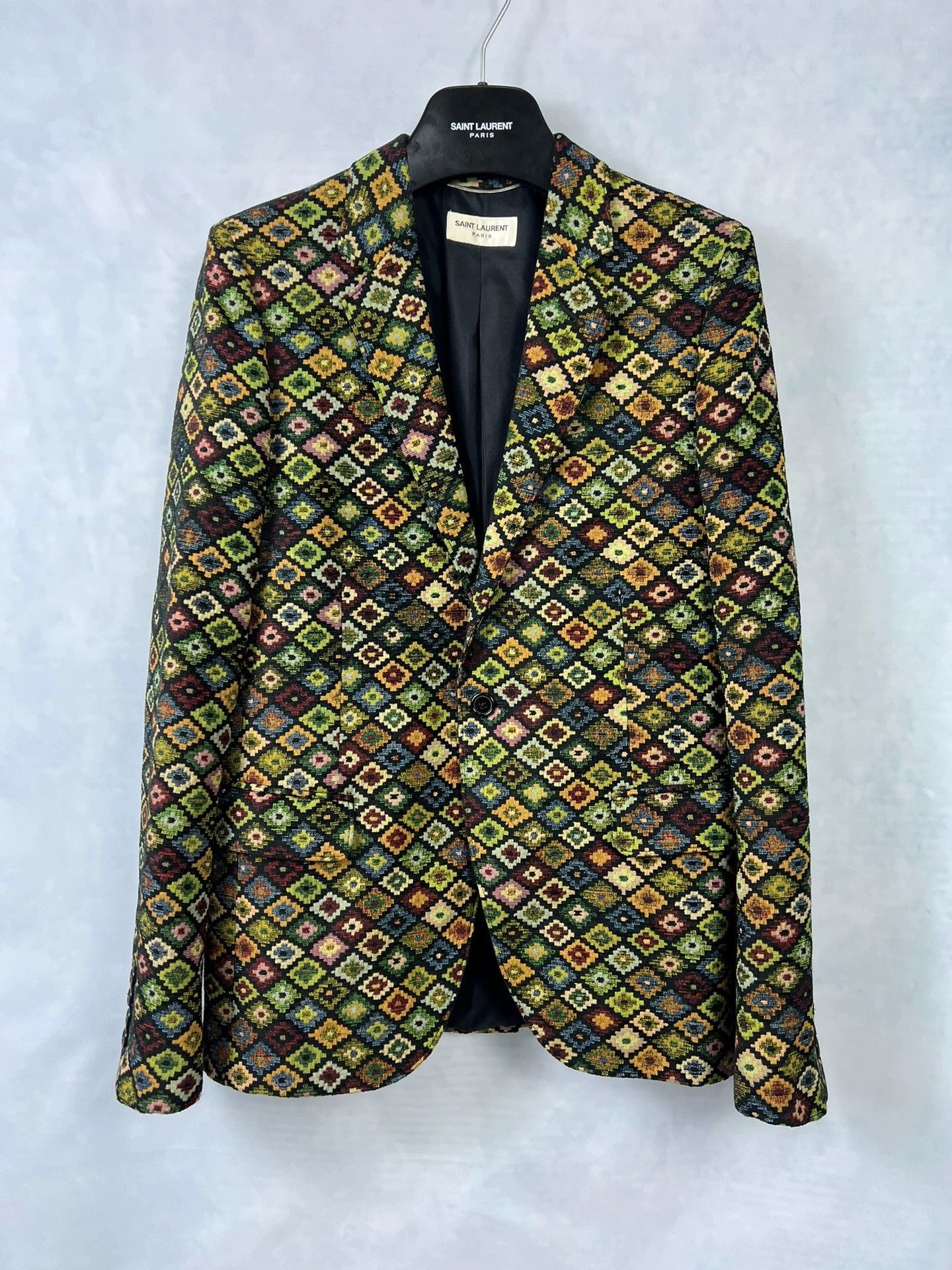 Saint Laurent Paris Saint Laurent SLP 15ss Grandmother Quilted Blazer 44 Size M / US 6-8 / IT 42-44 - 1 Thumbnail