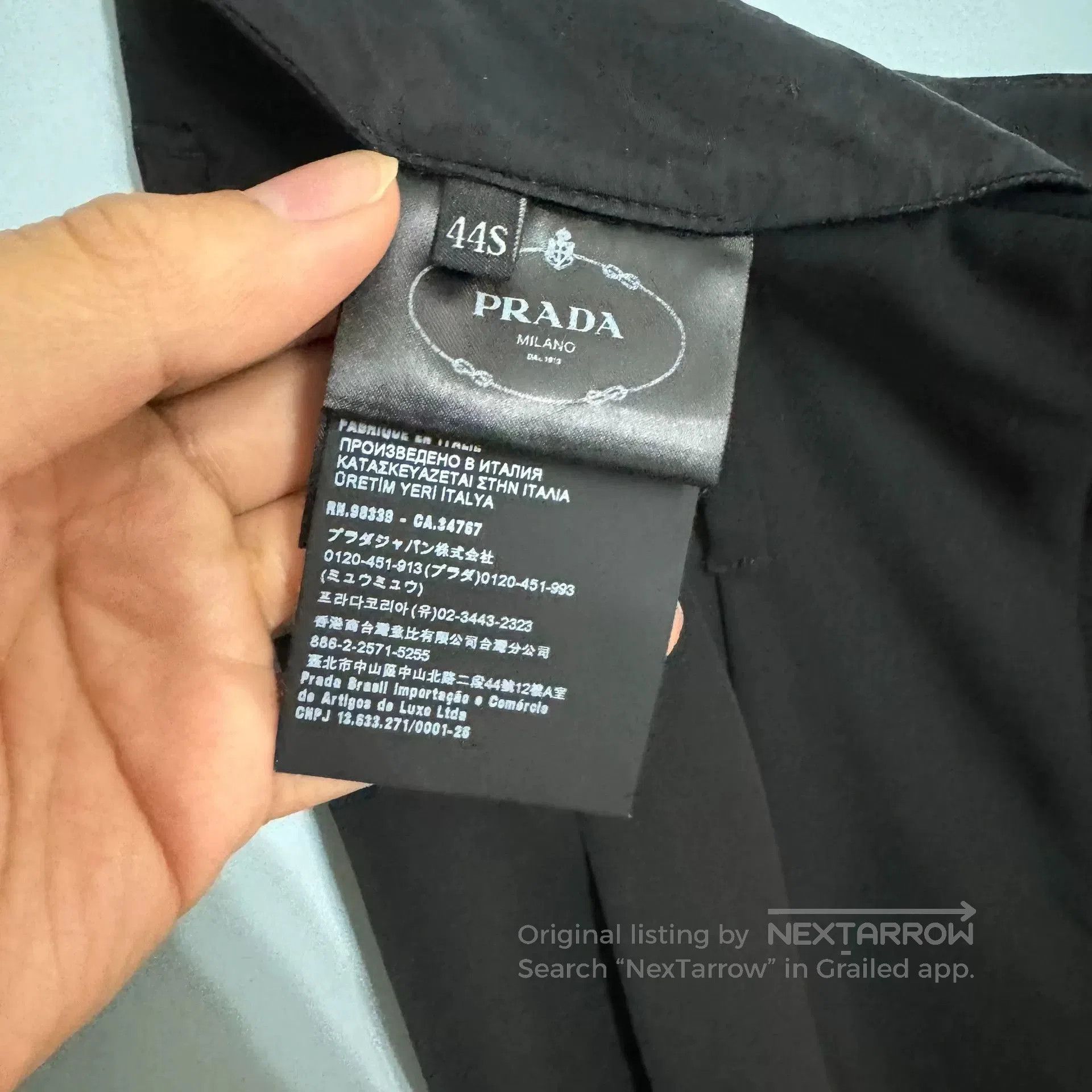 Prada Prada Women's Black Casual Pants 44. Size 41" - 5 Thumbnail