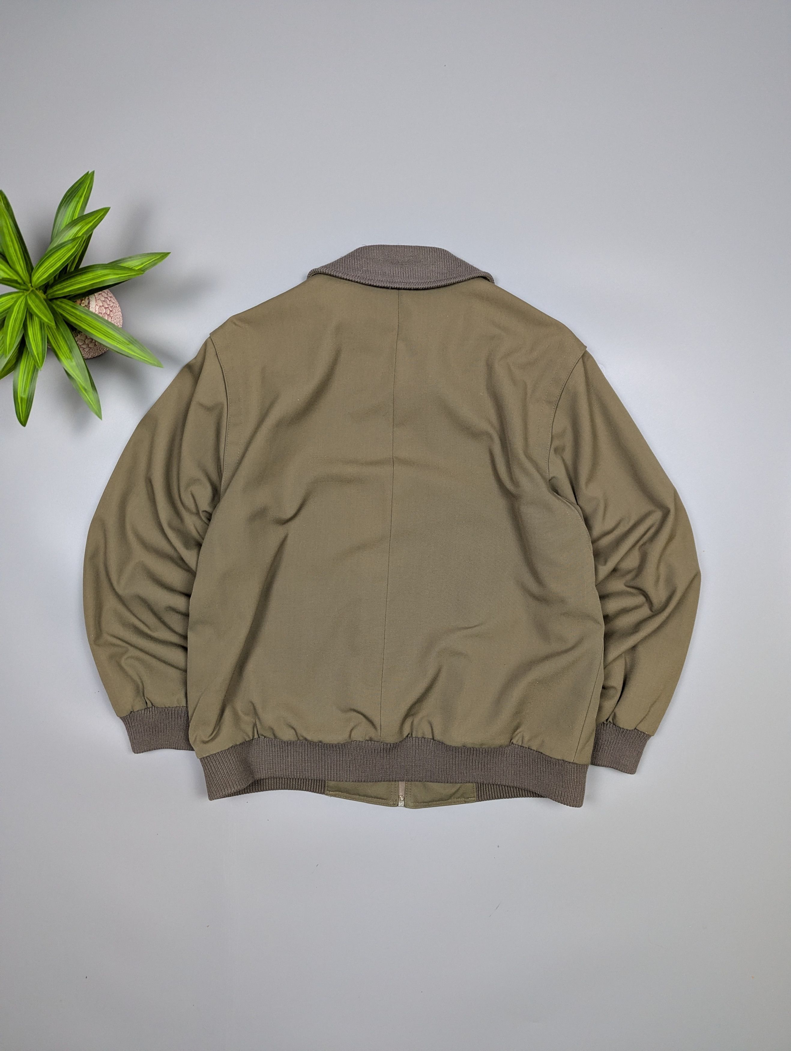 Vintage Vintage MA-1 Bomber Jacket Olive Military Flight Style Opti Size US M / EU 48-50 / 2 - 13 Thumbnail