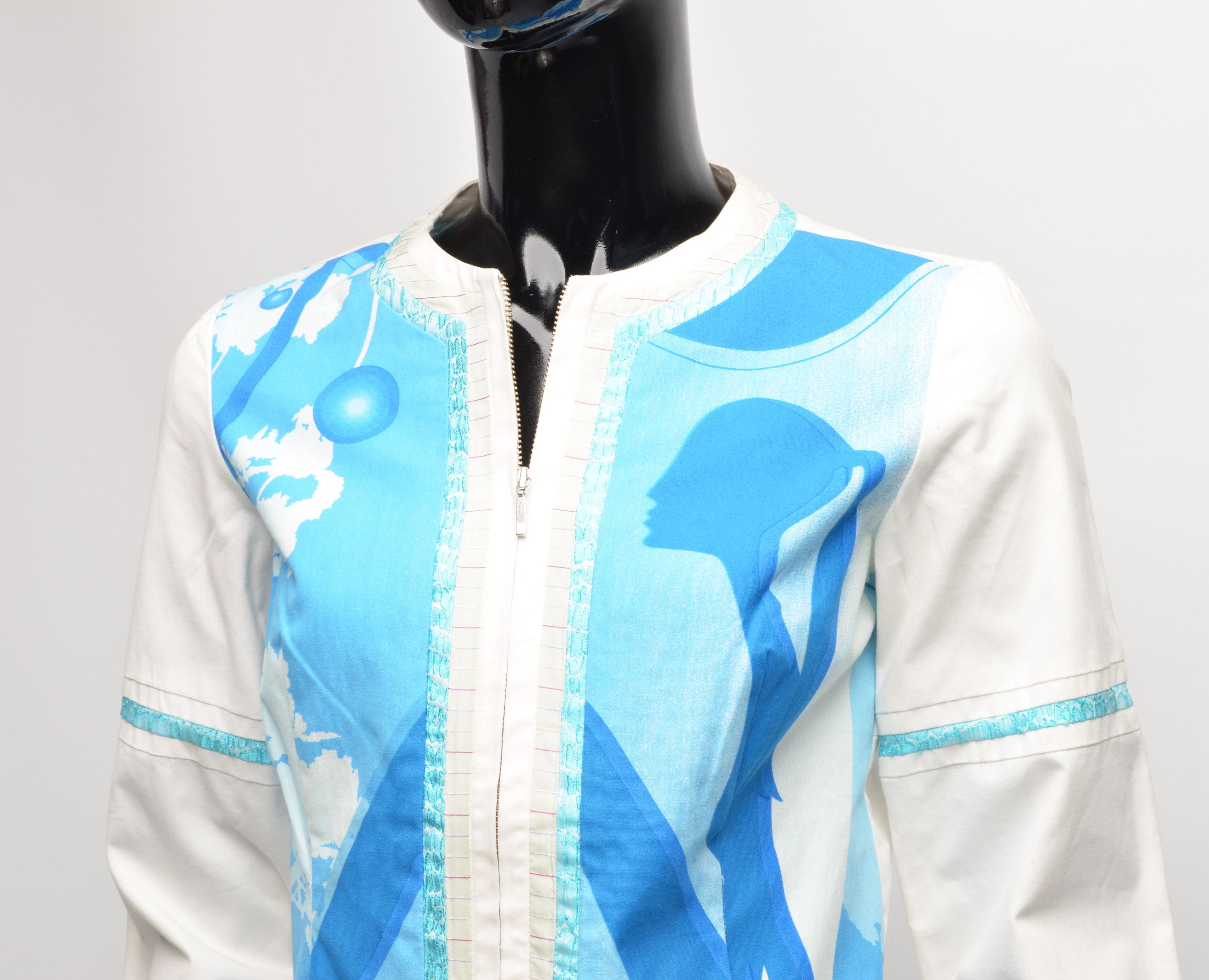 Custo Barcelona × Vintage Vintage Custo Barcelona Y2K Kidcore Printed Light Jacket Size XS / US 0-2 / IT 36-38 - 2 Thumbnail