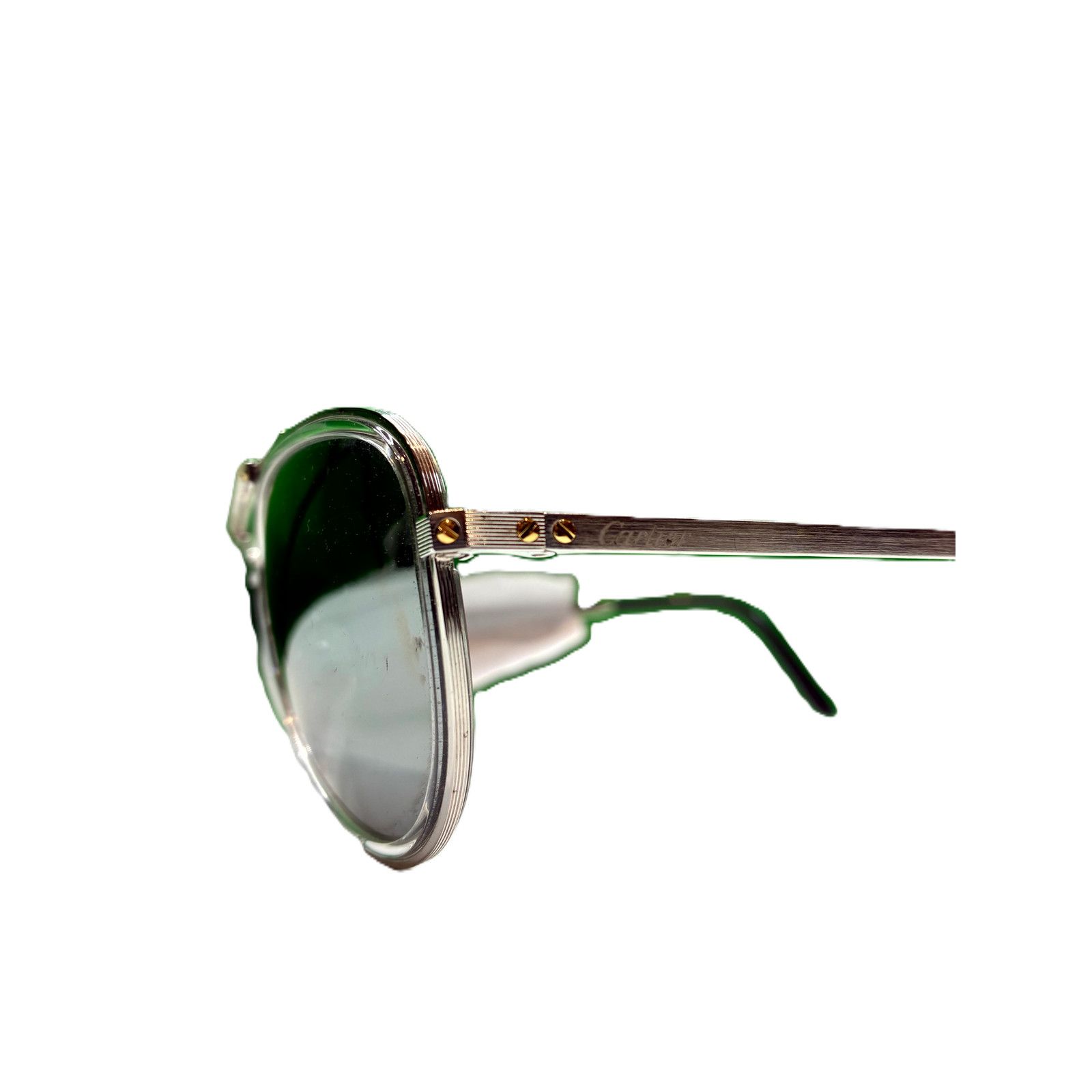 Cartier Cartier Frames Grey Aviator Sunglasses Size ONE SIZE - 2 Thumbnail