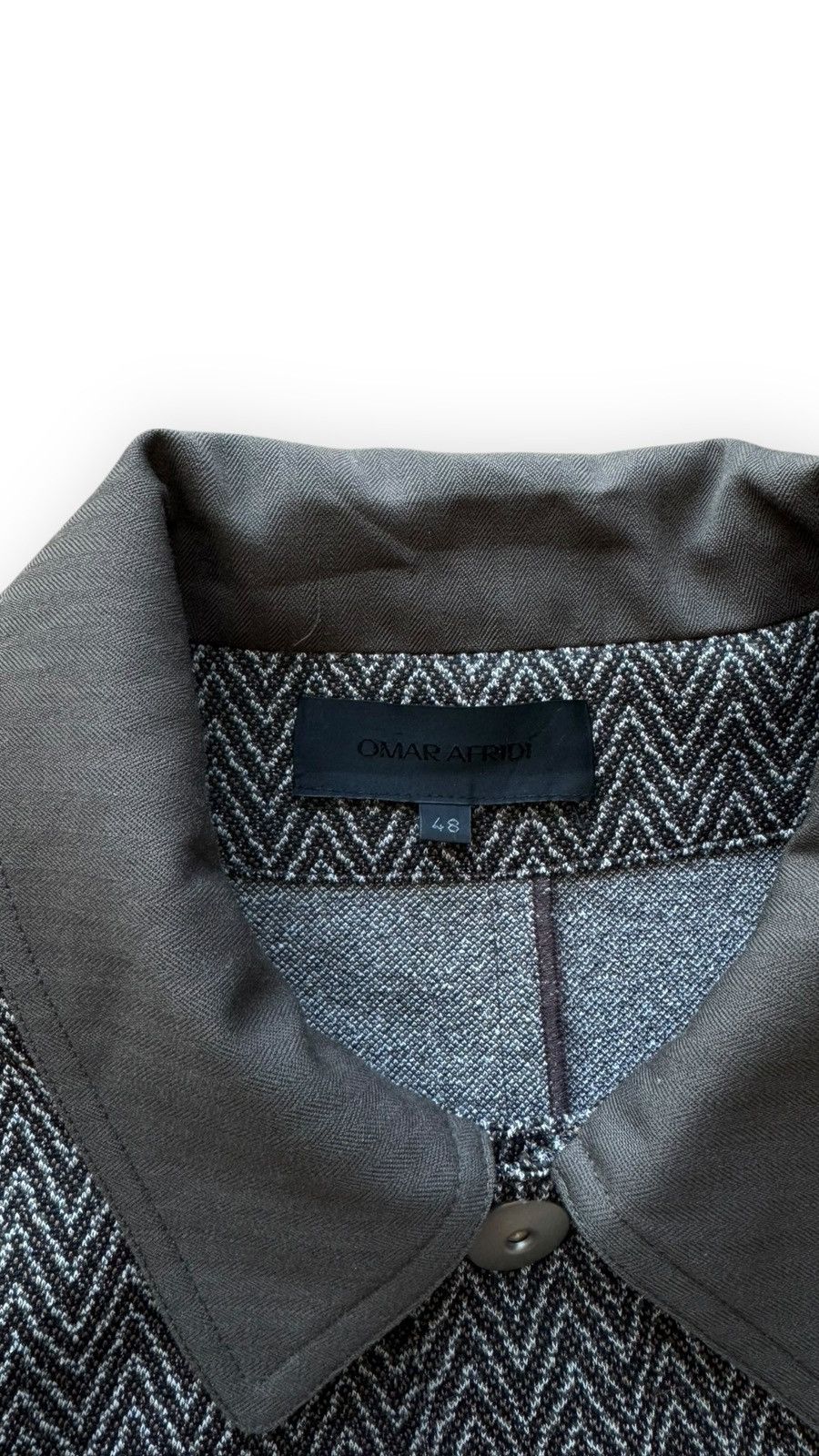 Omar Afridi Bove Jacket, sz 48, Brown & Beige Size US M / EU 48-50 / 2 - 5 Thumbnail
